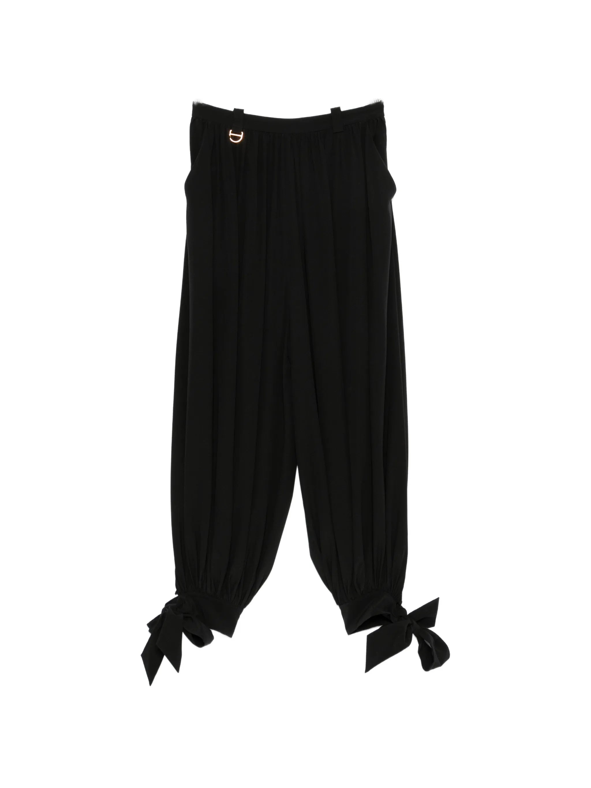 tie detail trousers