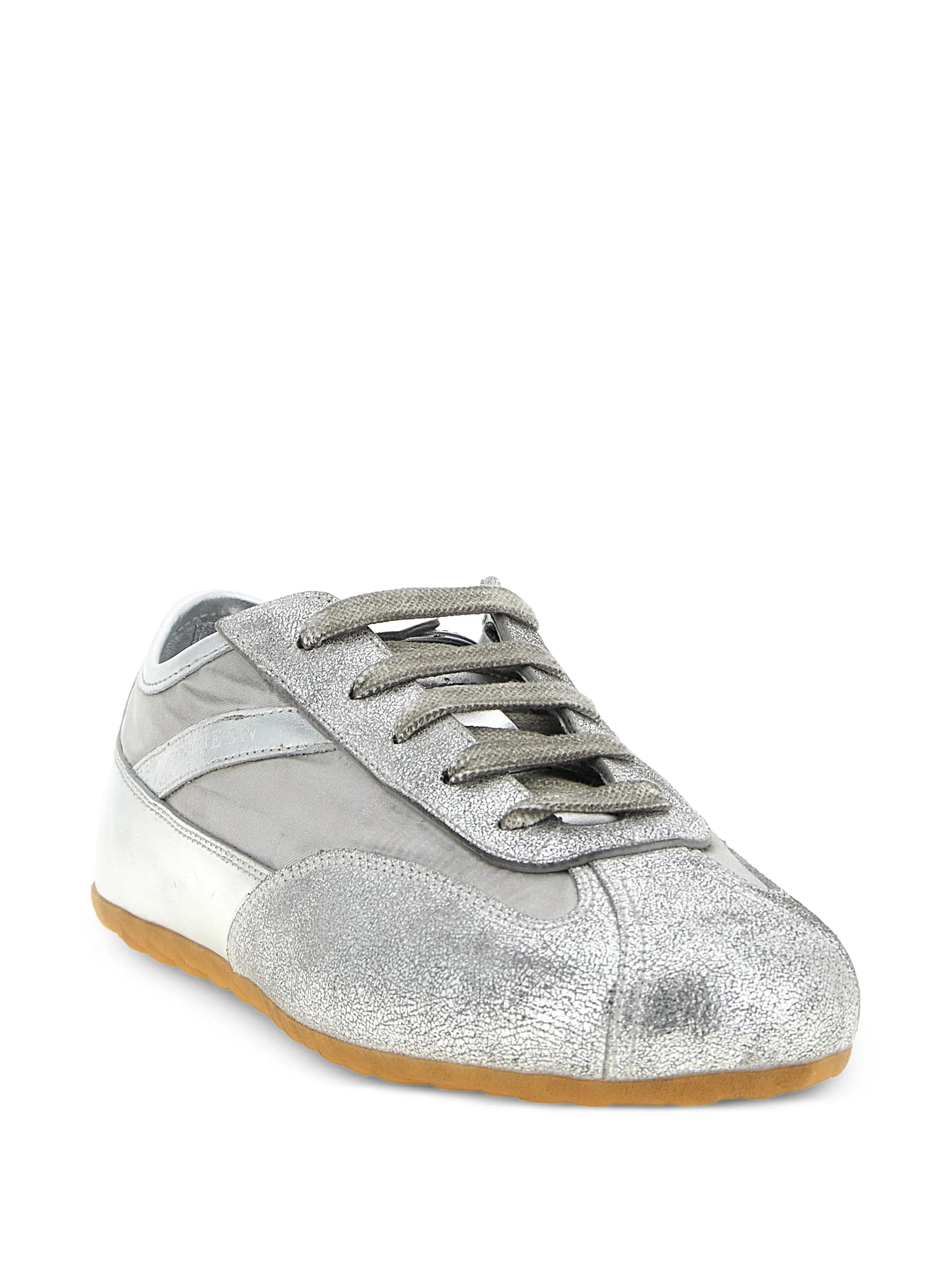 embossed-logo sneakers