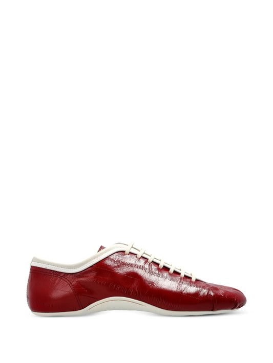 leather sneakers