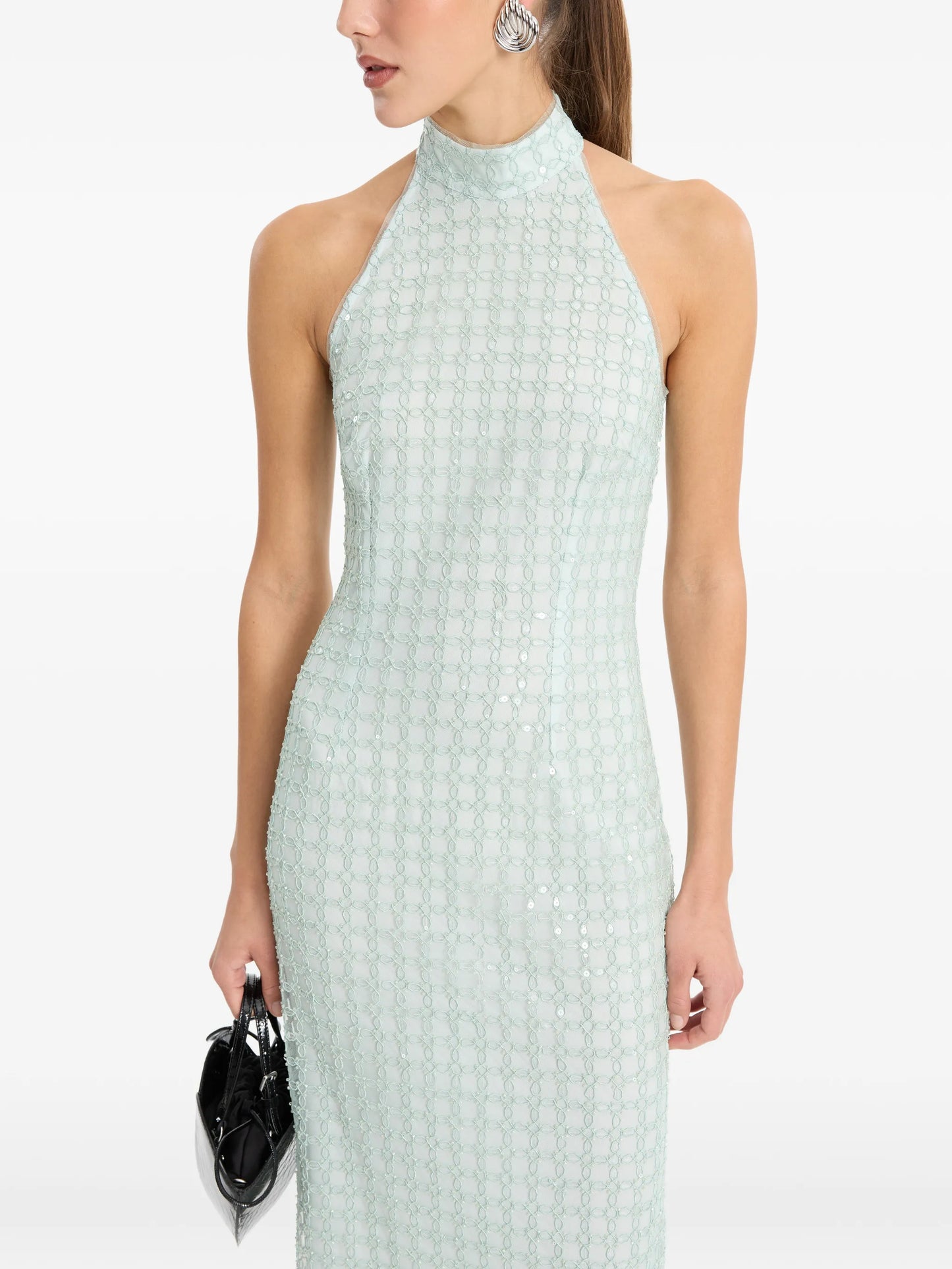 beaded maxi dress
