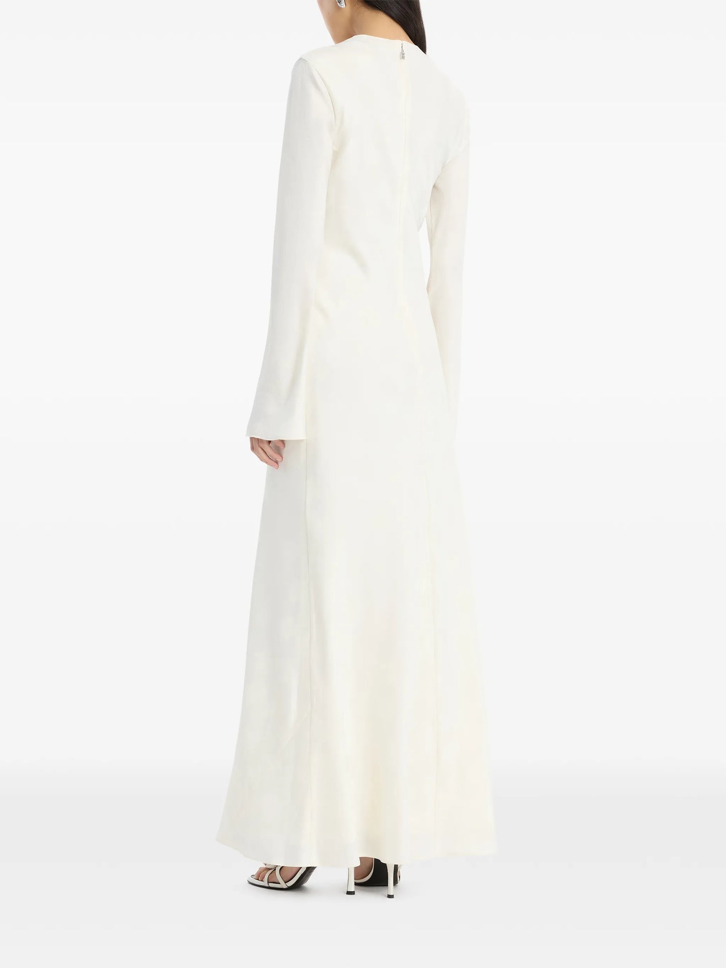 biascut floral maxi dress