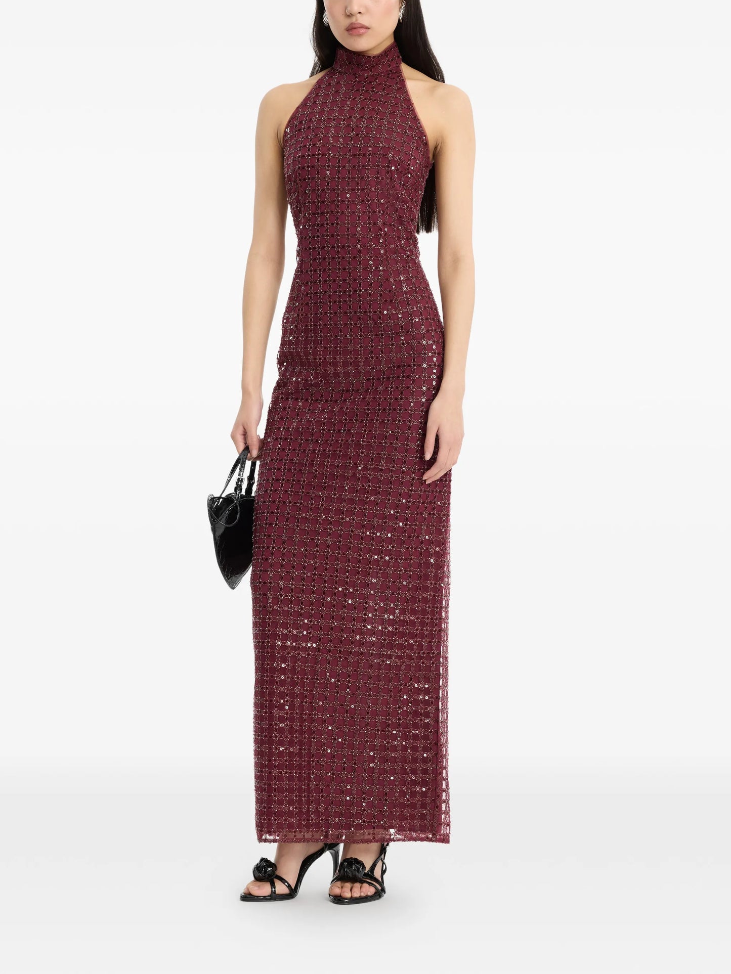 beaded maxi dress