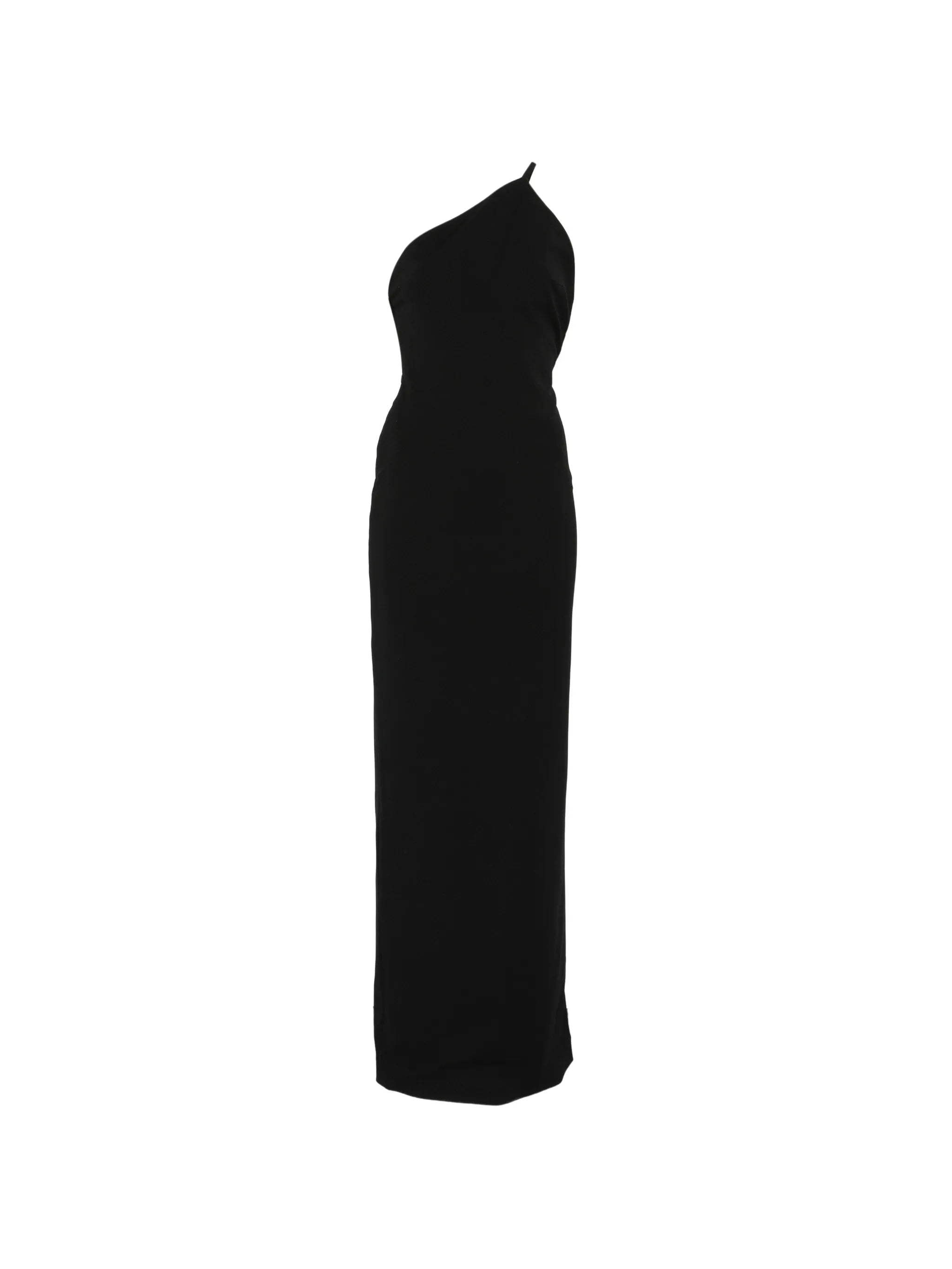 Alexandra asymmetric-strap maxi dress