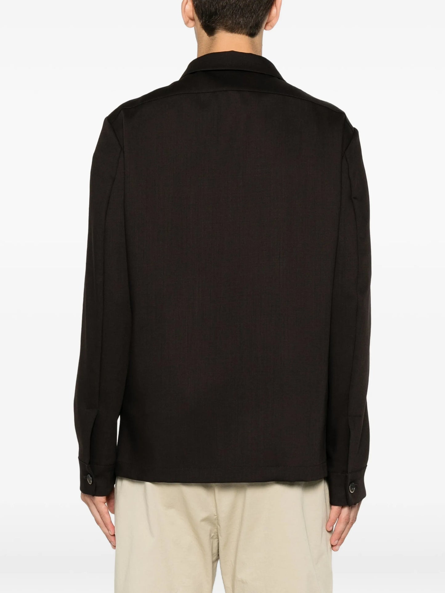 Cedrone patch-pocket overshirt