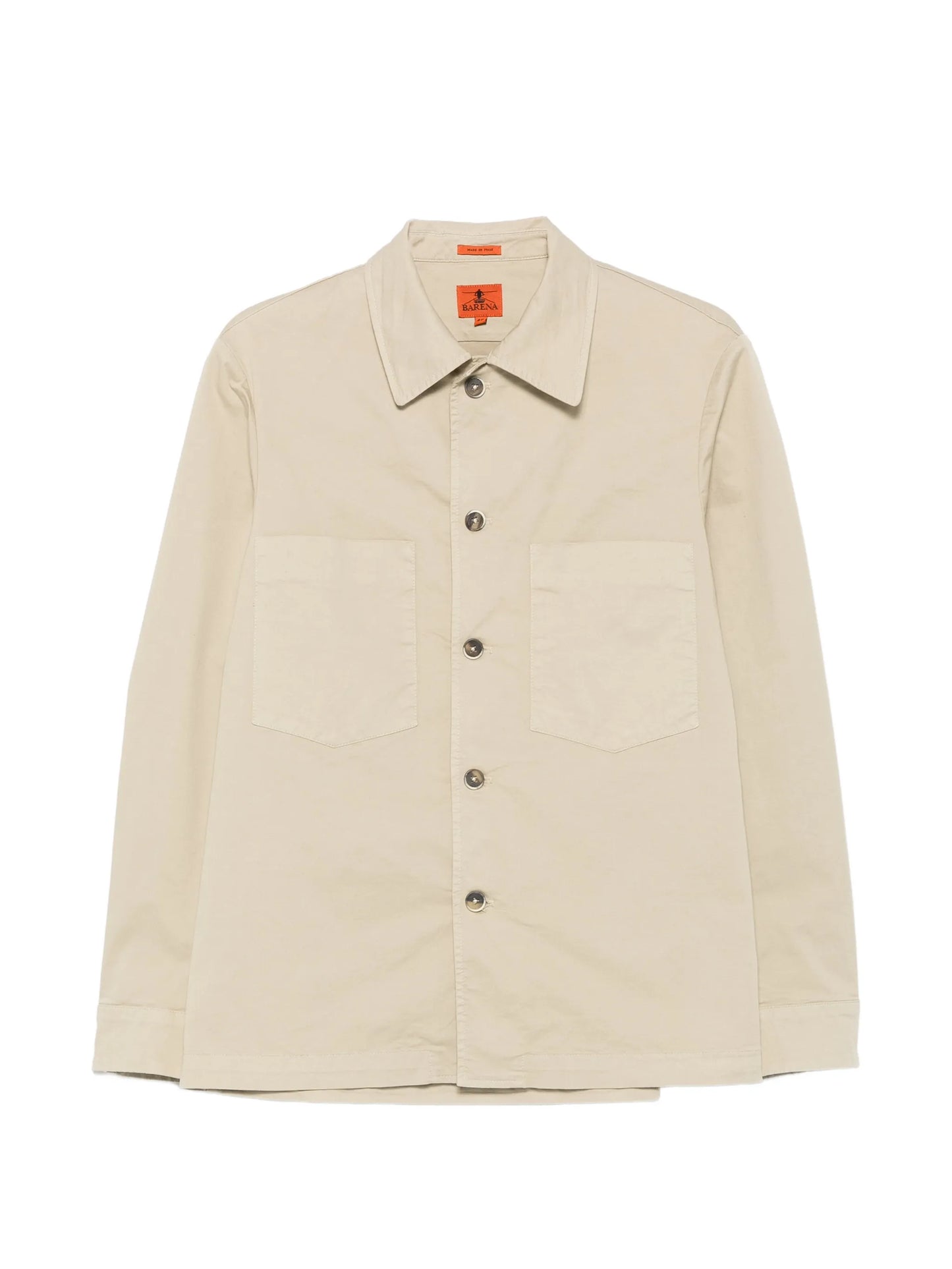 Fio patch-pocket overshirt