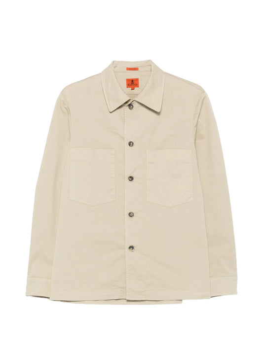 Fio patch-pocket overshirt