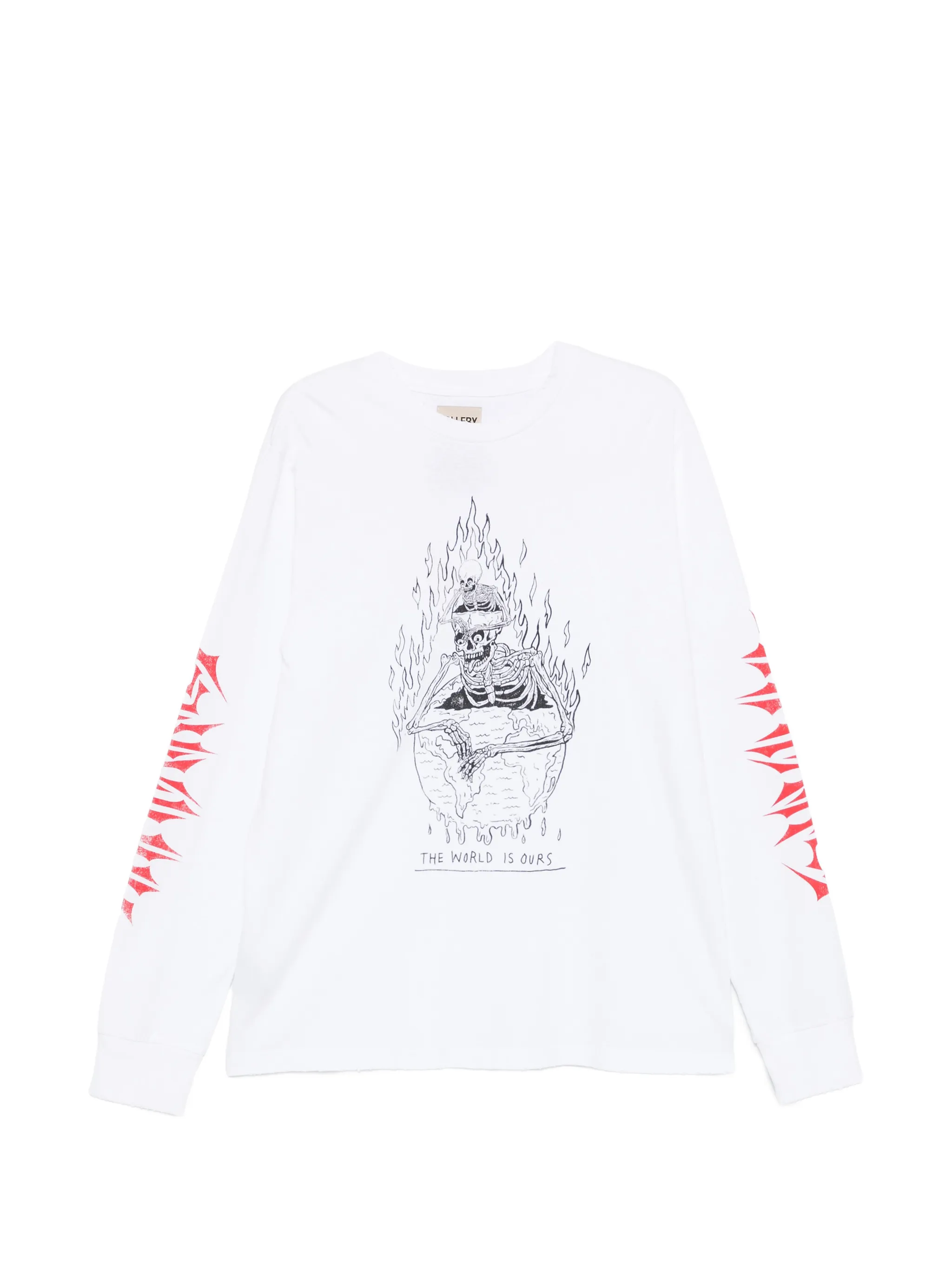graphic-print long-sleeve T-shirt