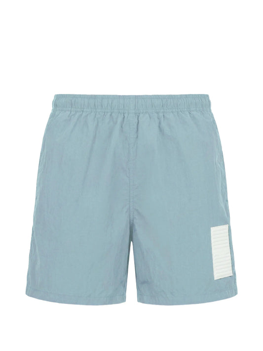 Marina logo-detail swim shorts