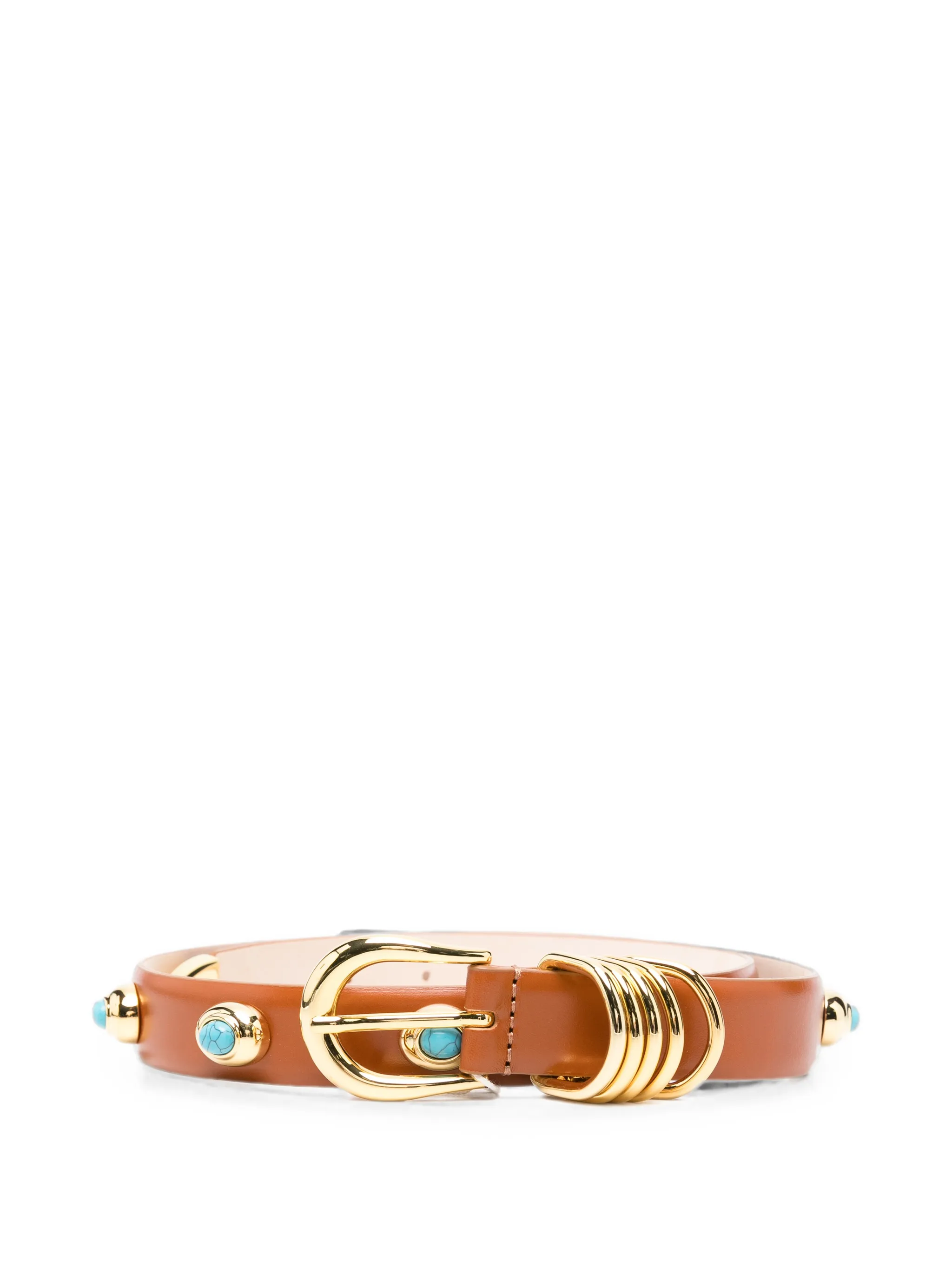 Hollyhock stone terre gold  turquoise belt