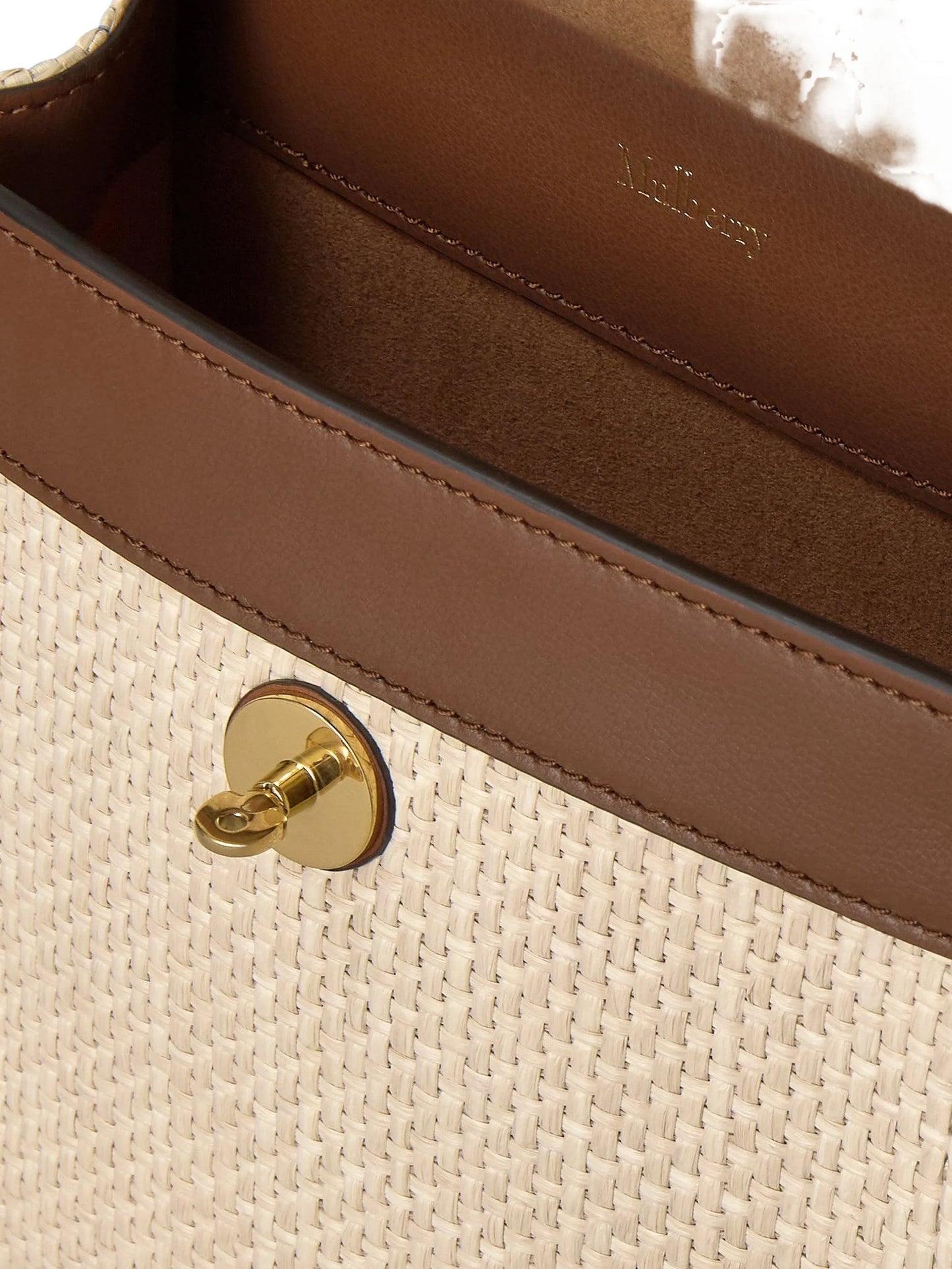 small Anthony raffia messenger bag