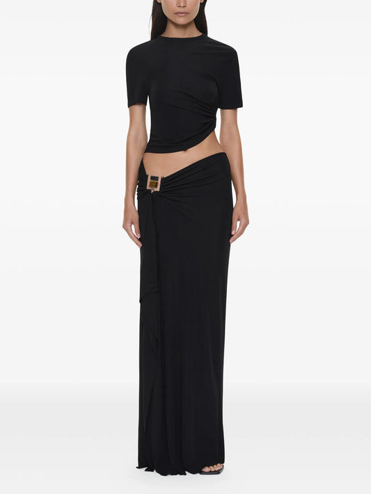Bezel Cascade Quartz long skirt