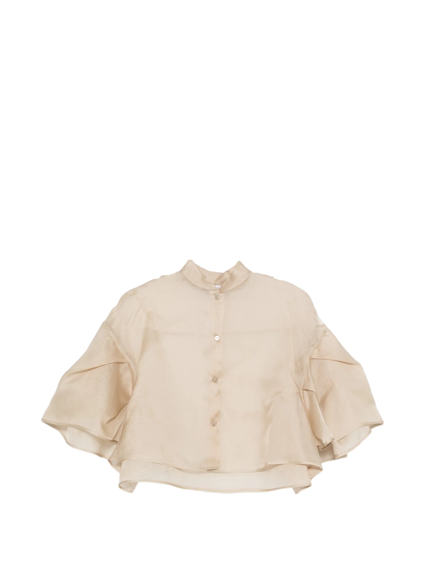 ruffled layered shirt