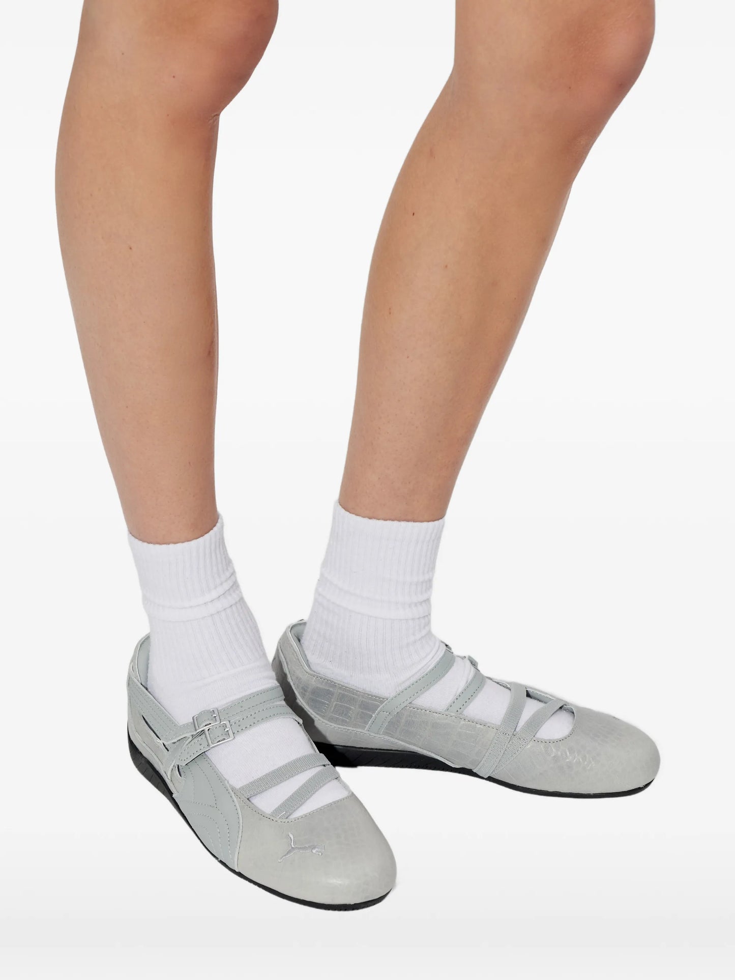 Speedcat croc ballet flats