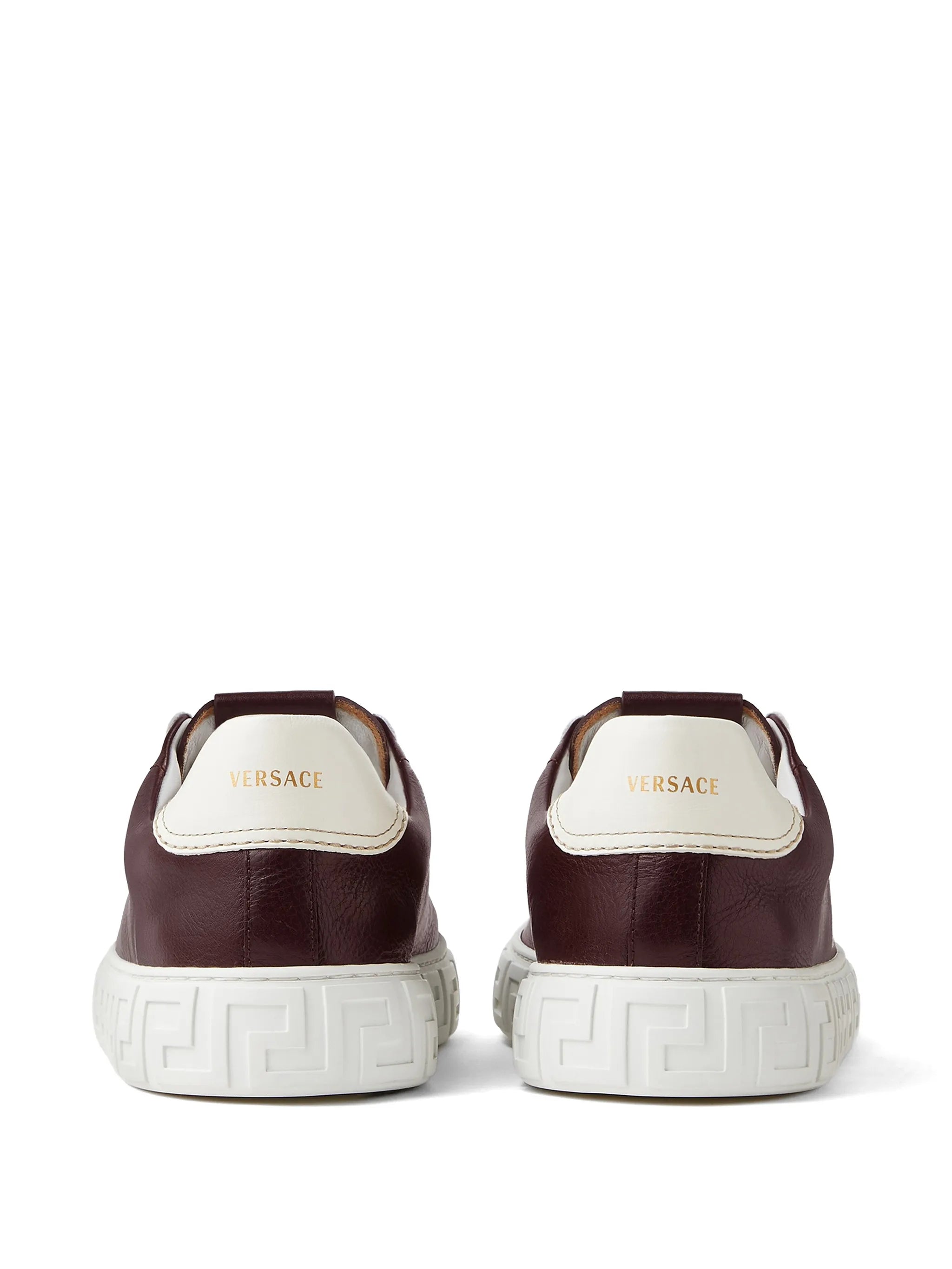 Greca leather sneakers
