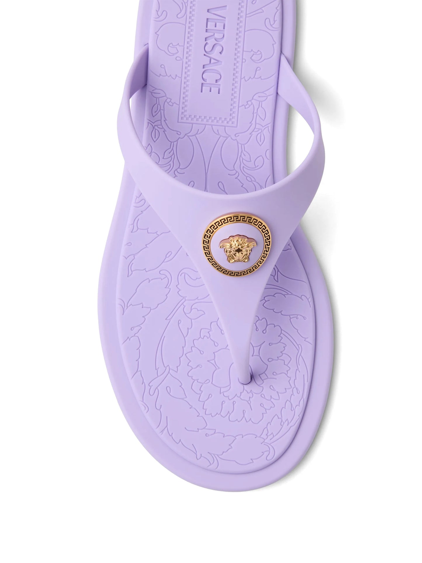 Alia rubber flat sandals