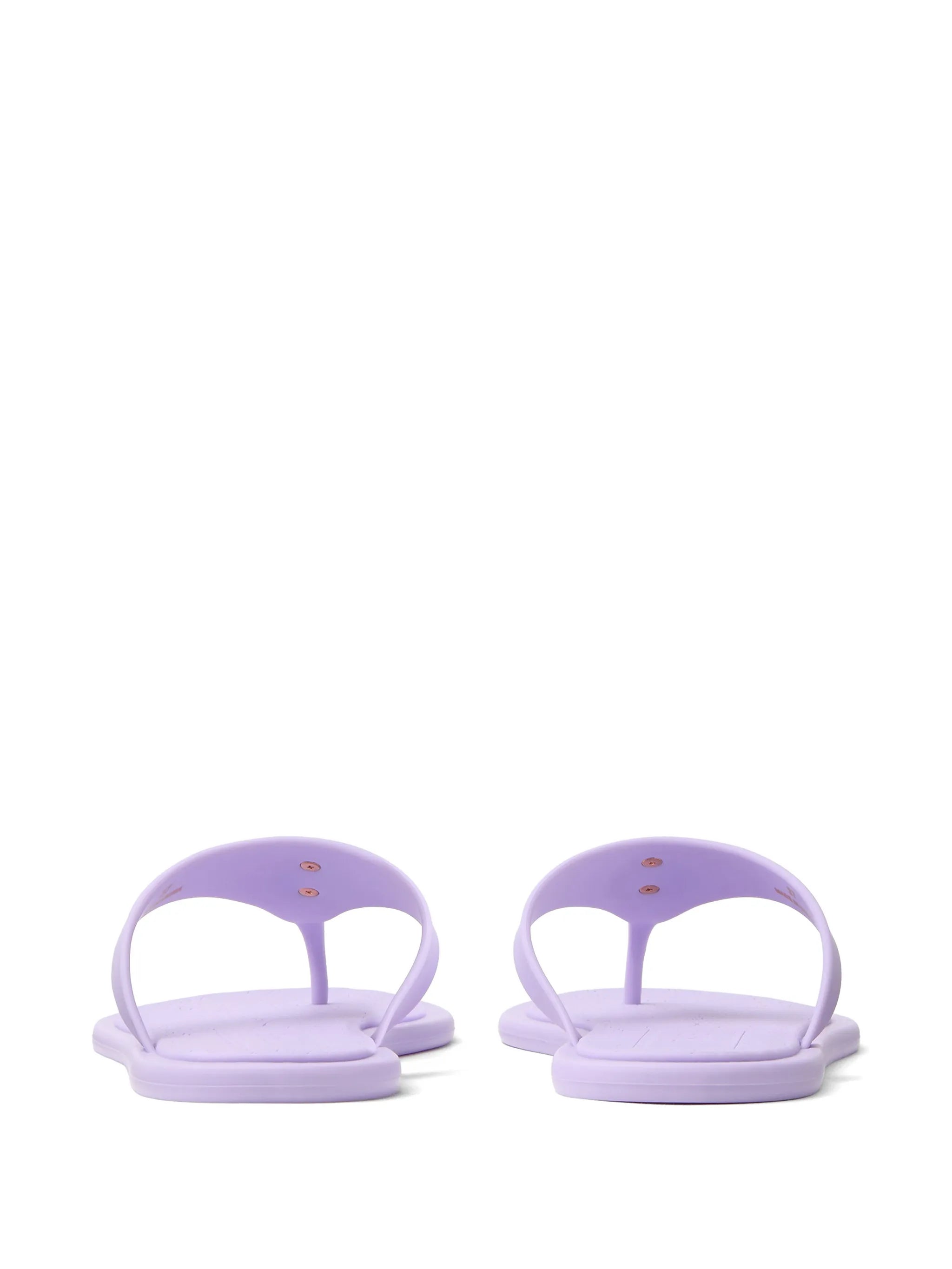 Alia rubber flat sandals