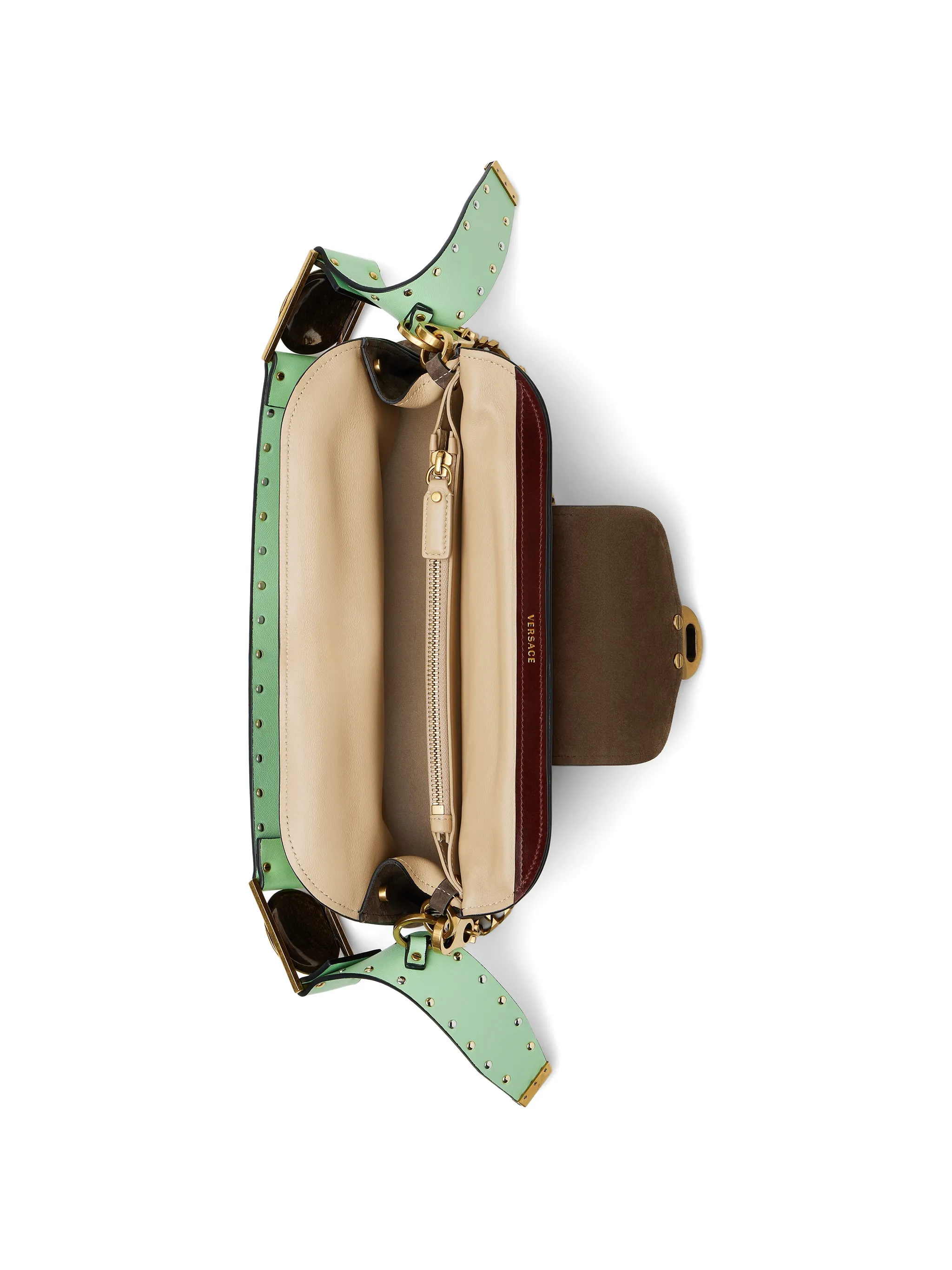 Vivian embellished crosta suede clutch