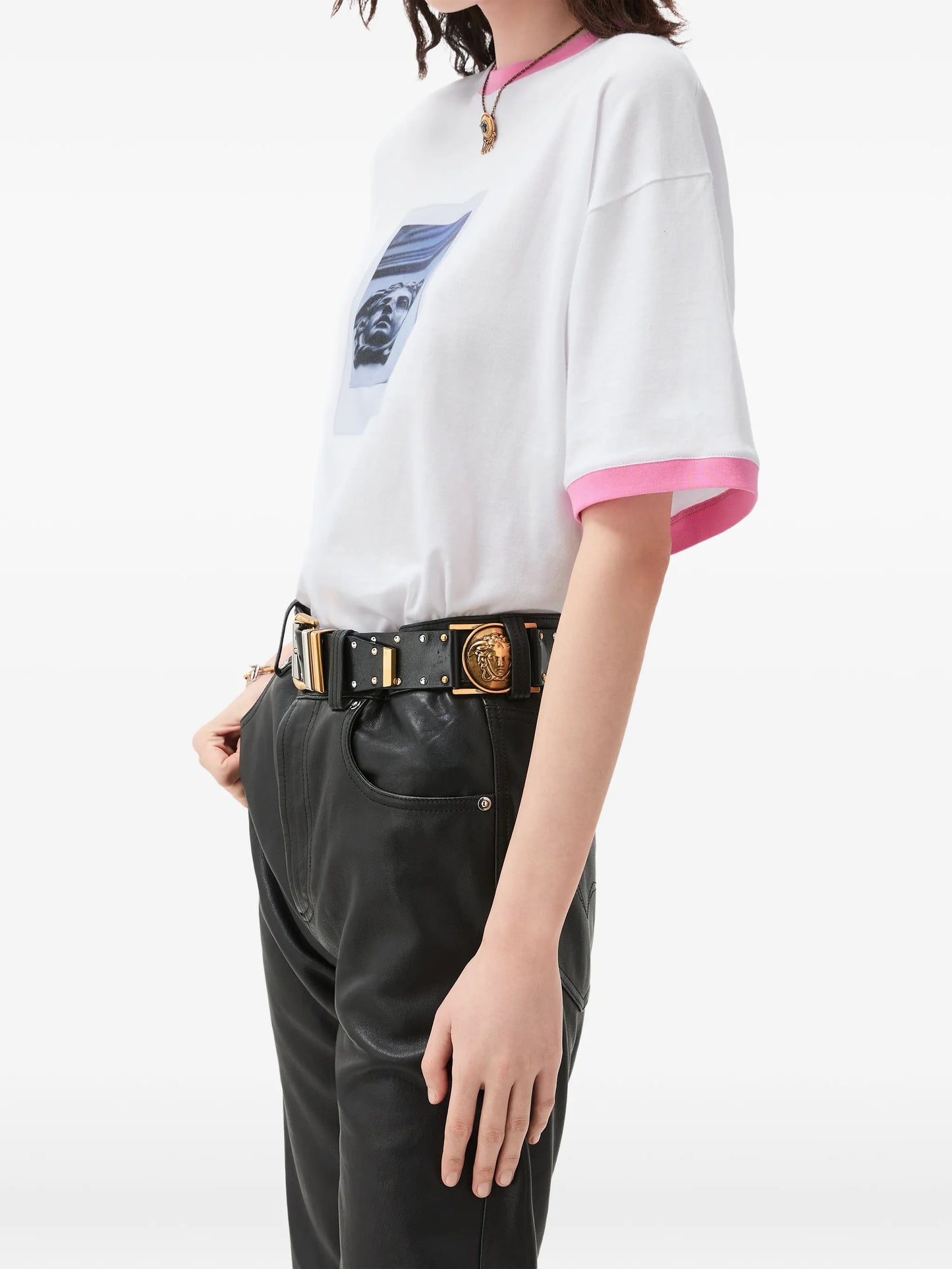 printed cotton-jersey T-Shirt