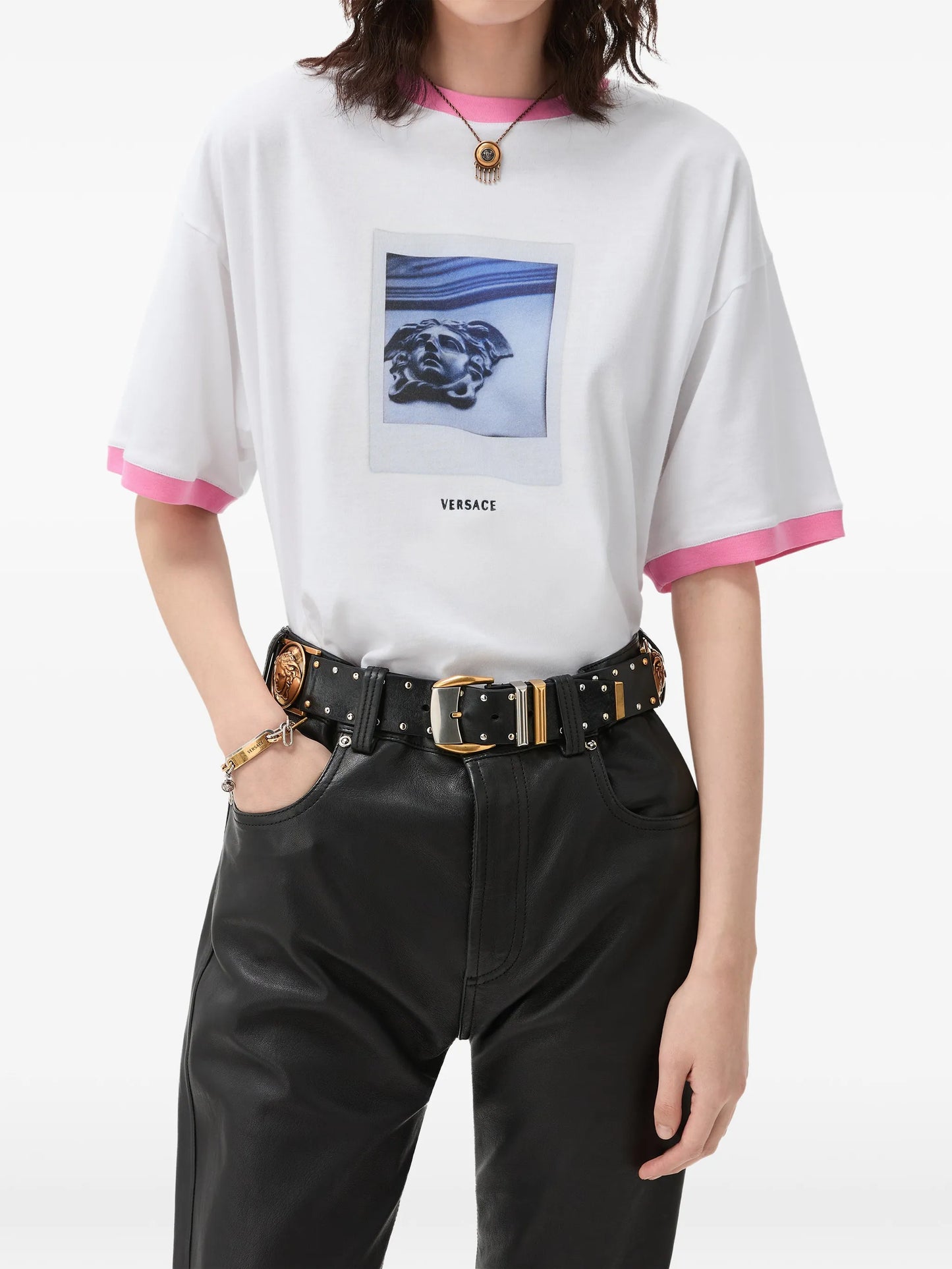 printed cotton-jersey T-Shirt