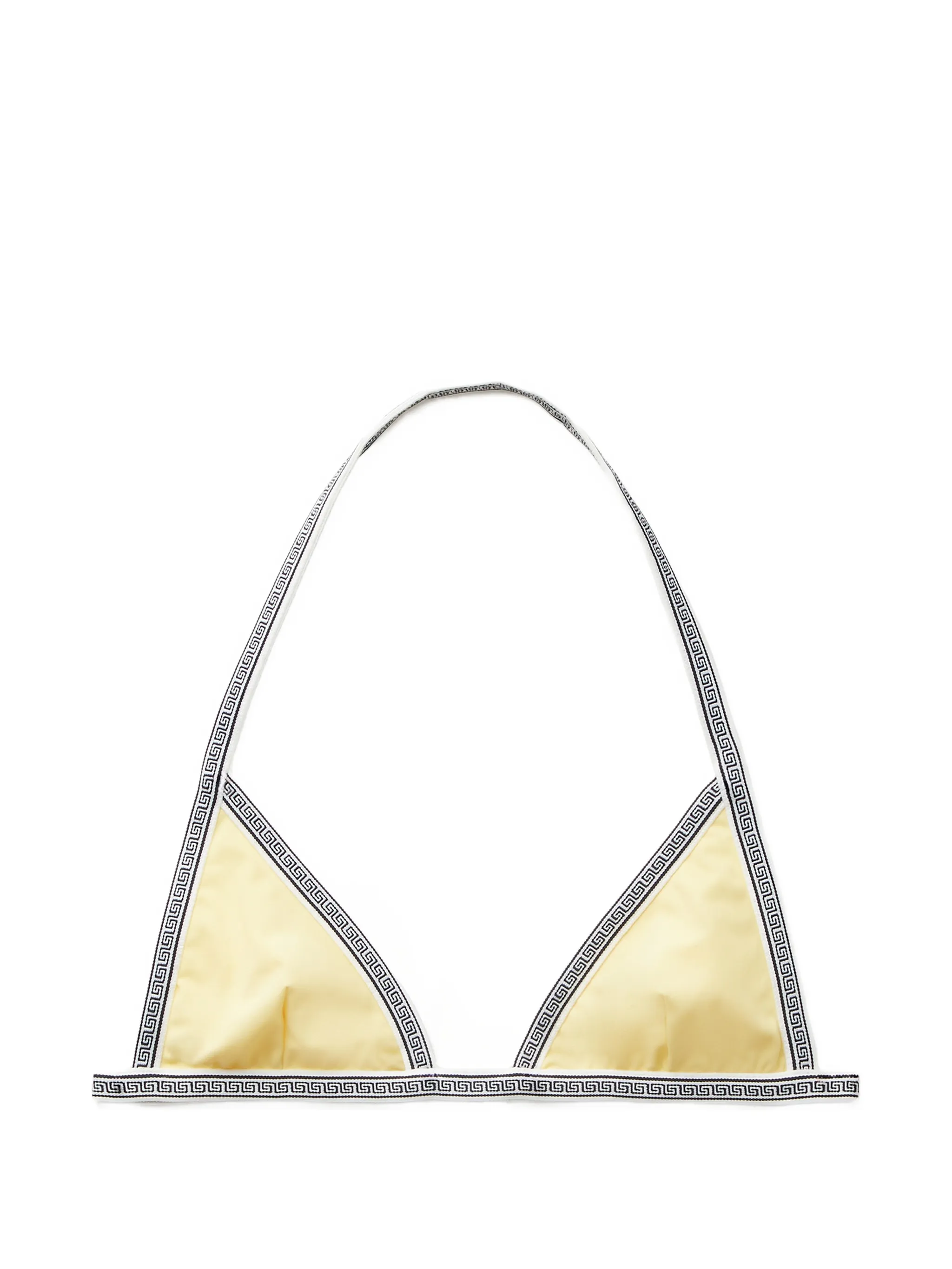 Greca-border bikini top