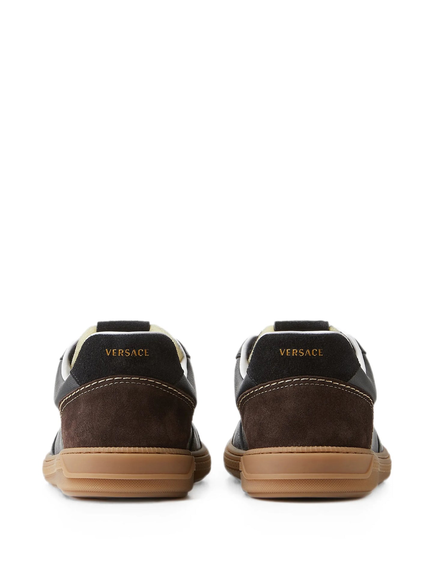 Greca Court nappa  suede sneakers