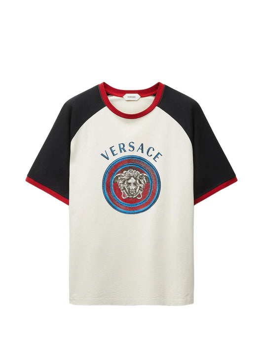 printed cotton-jersey regular T-shirt