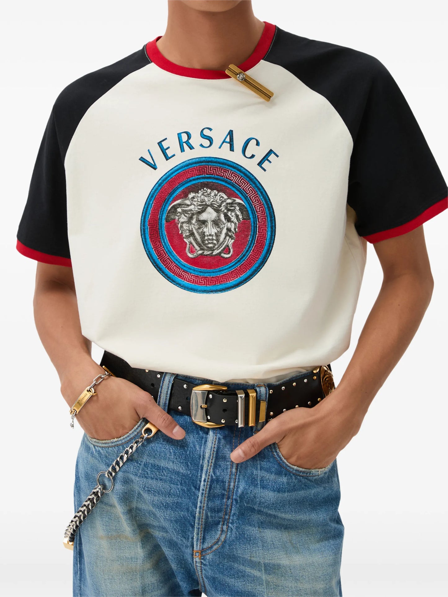 printed cotton-jersey regular T-shirt