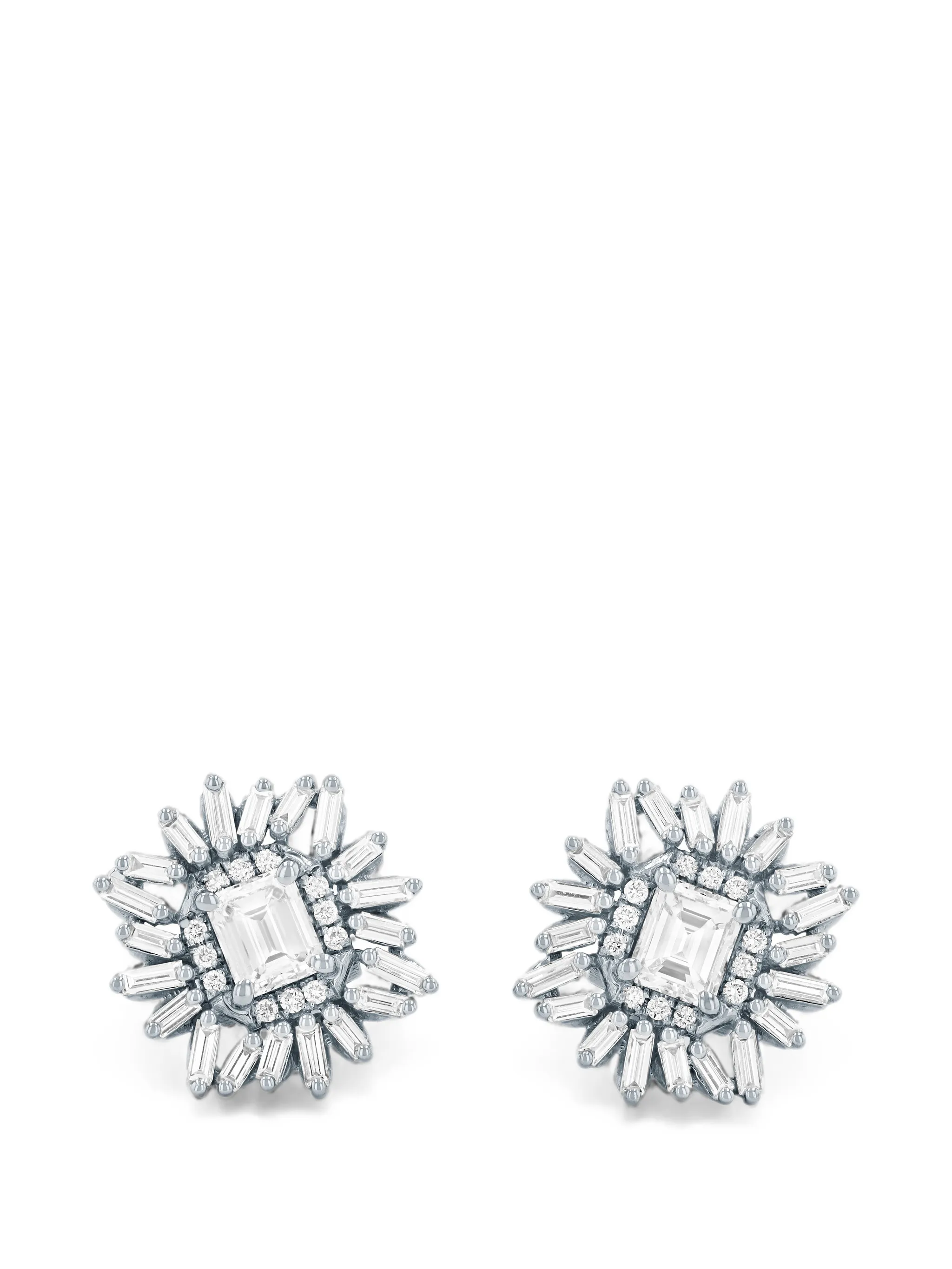 diamond-embellishsment earrings