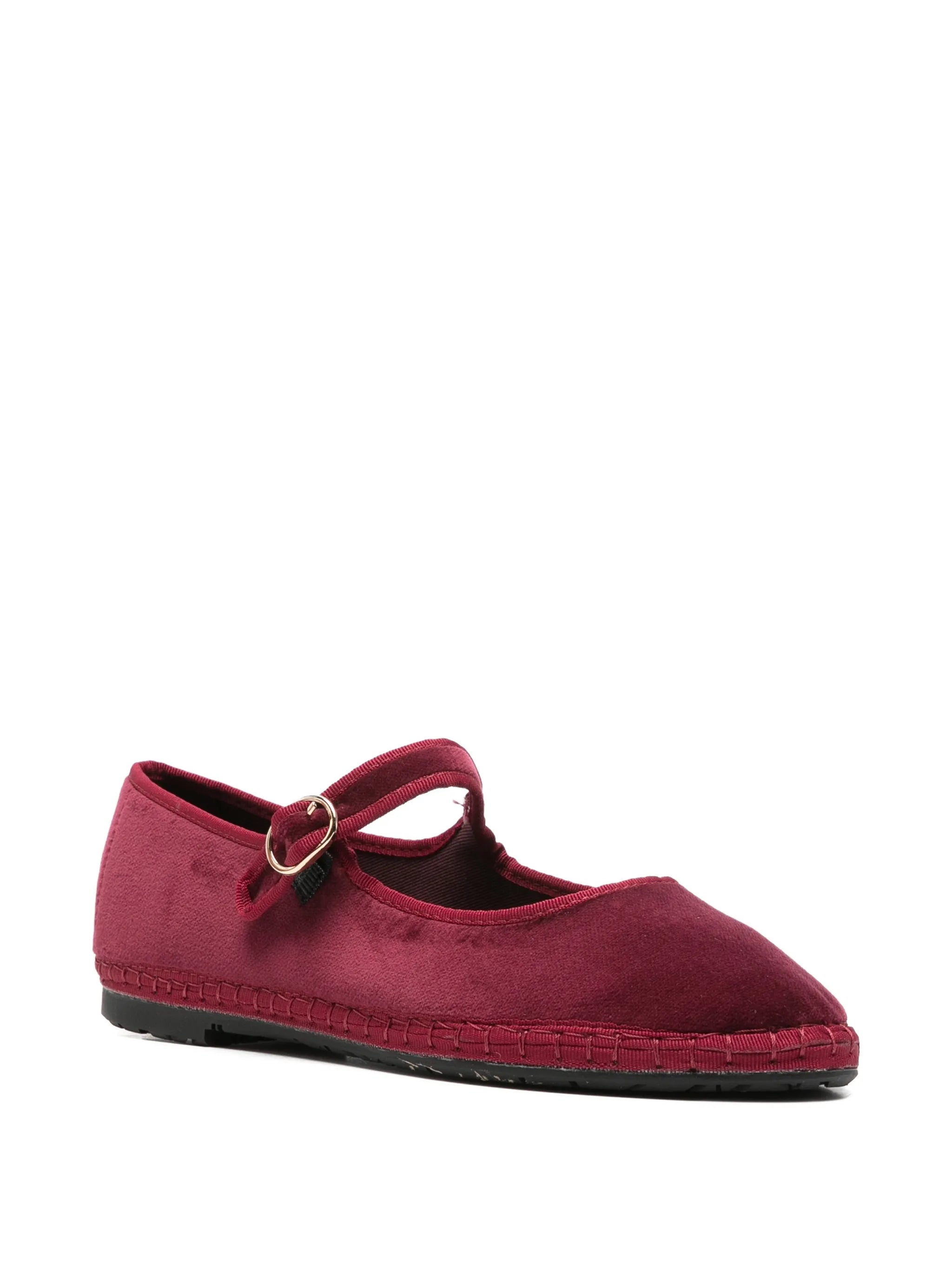 Lucrecia velvet ballet flats