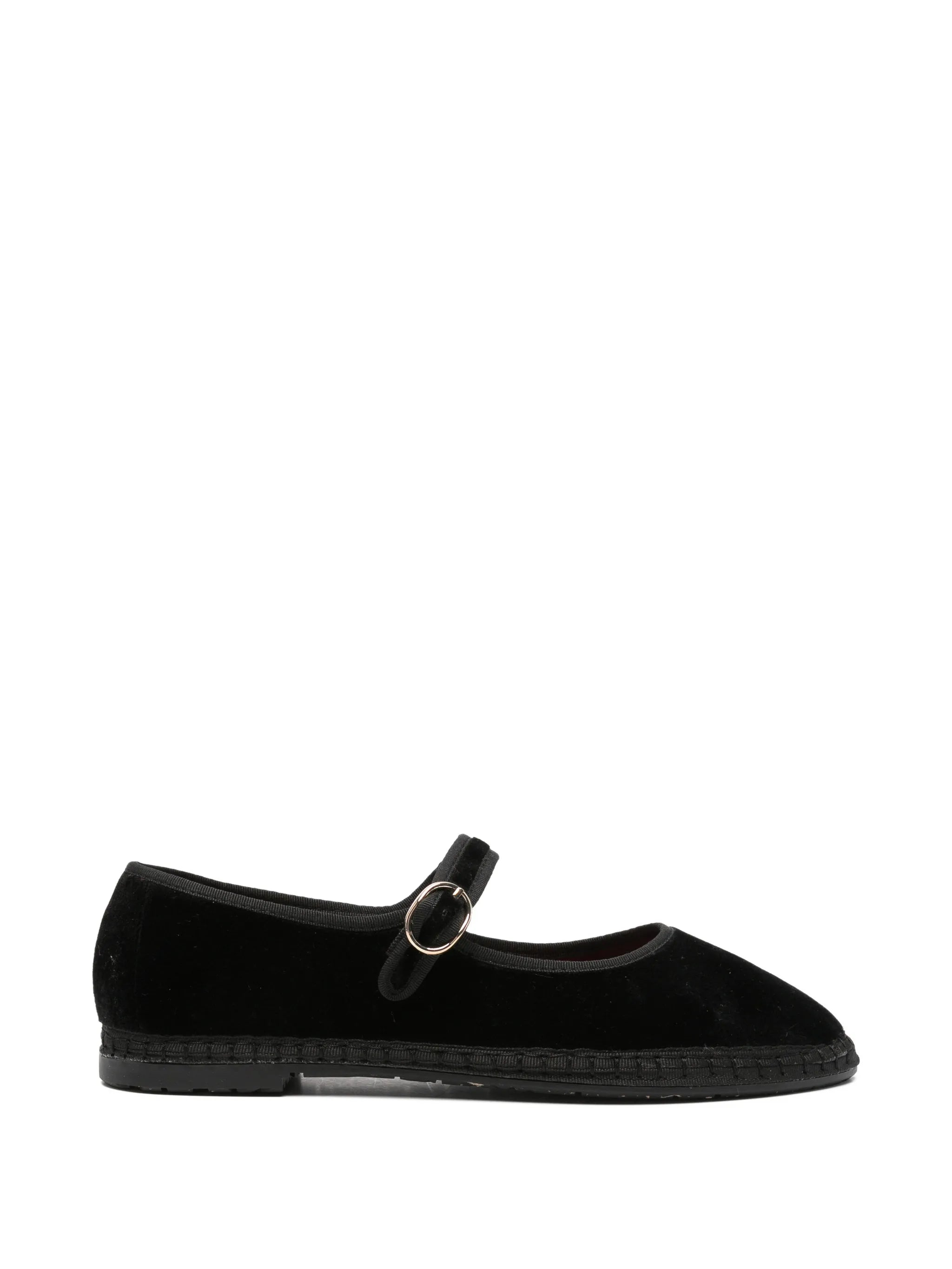 Antonia velvet ballet flats