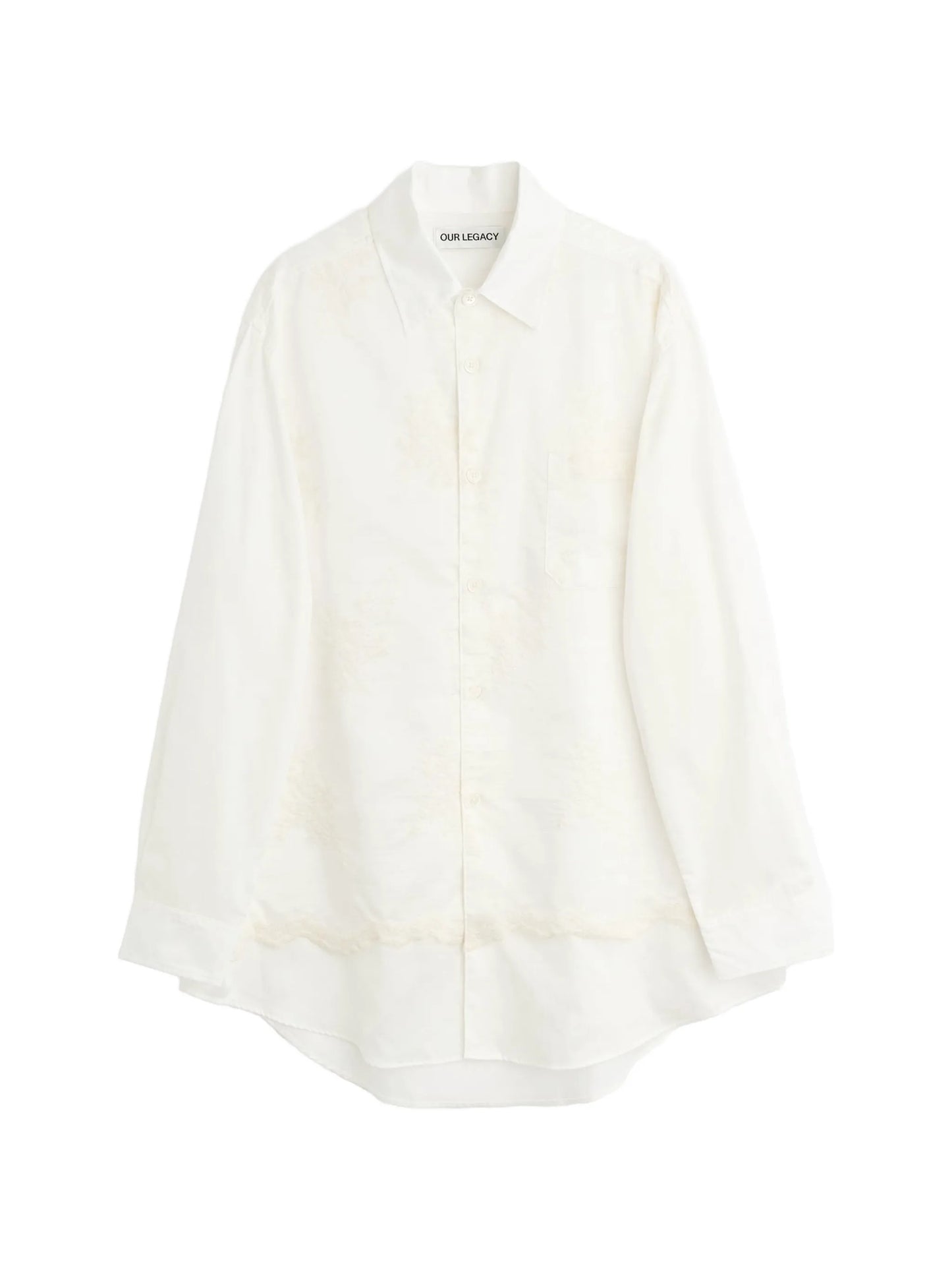 Vast floral-lace shirt