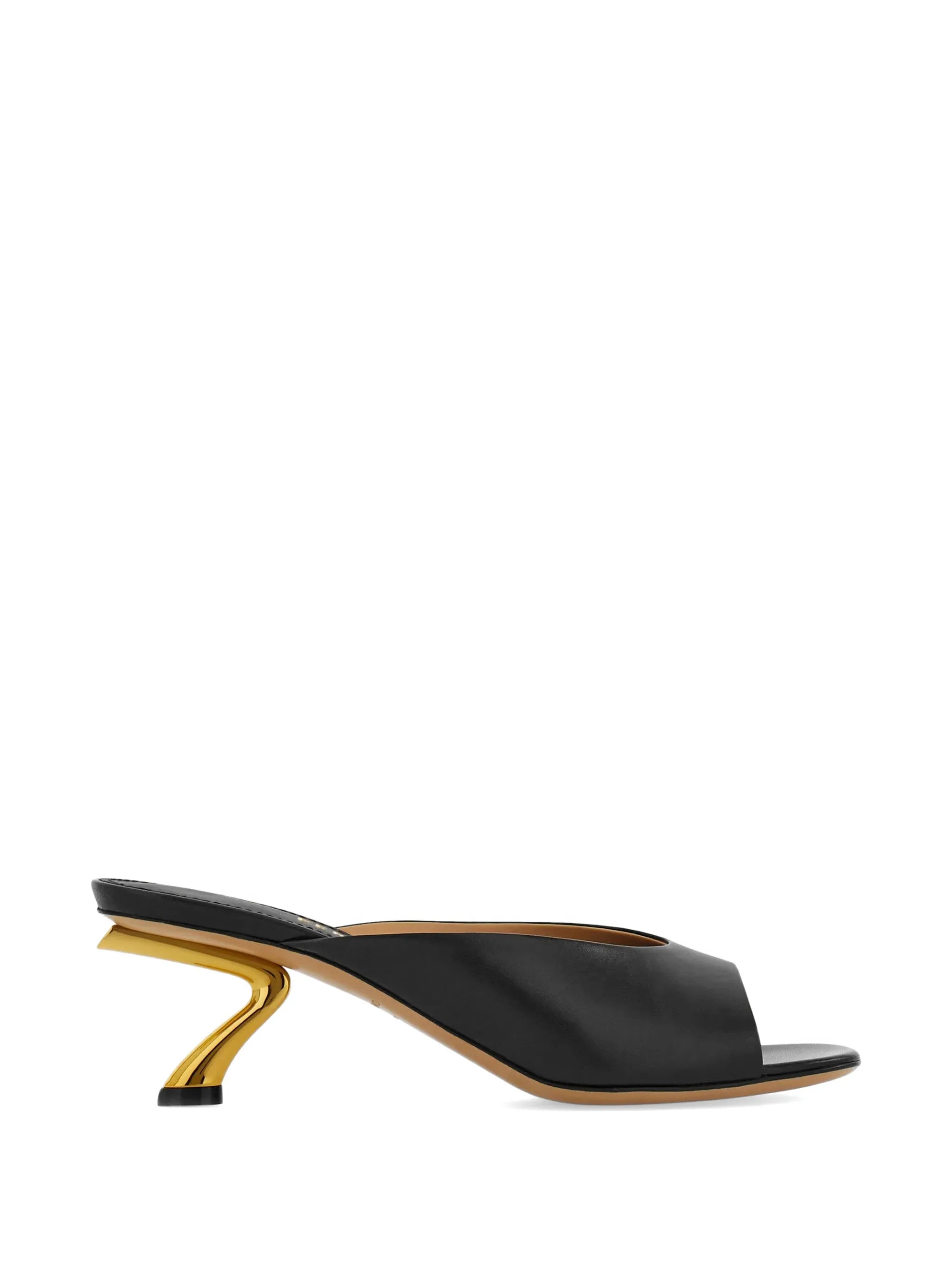 S-shaped open toe sandals