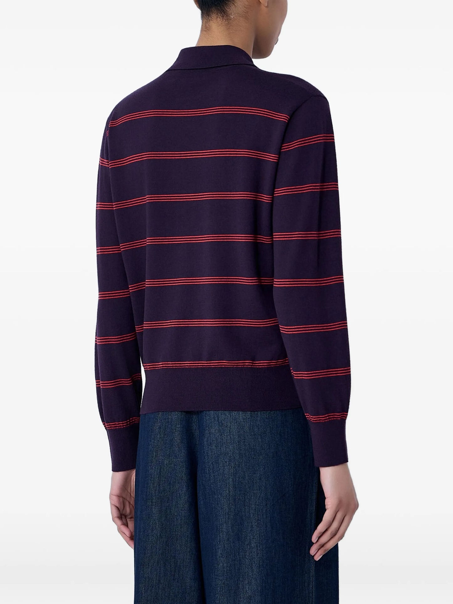 striped polo top