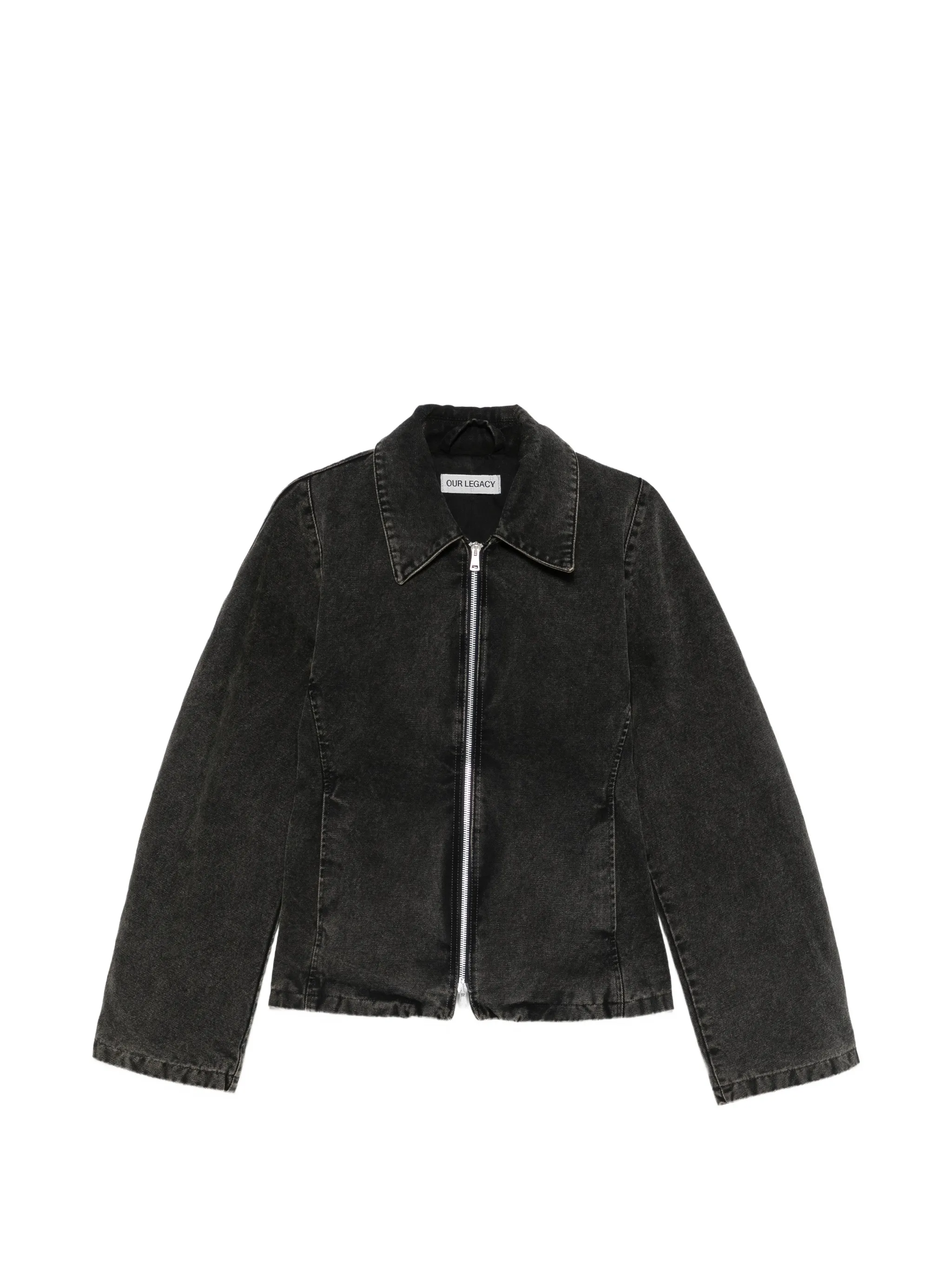 Cinched denim jacket