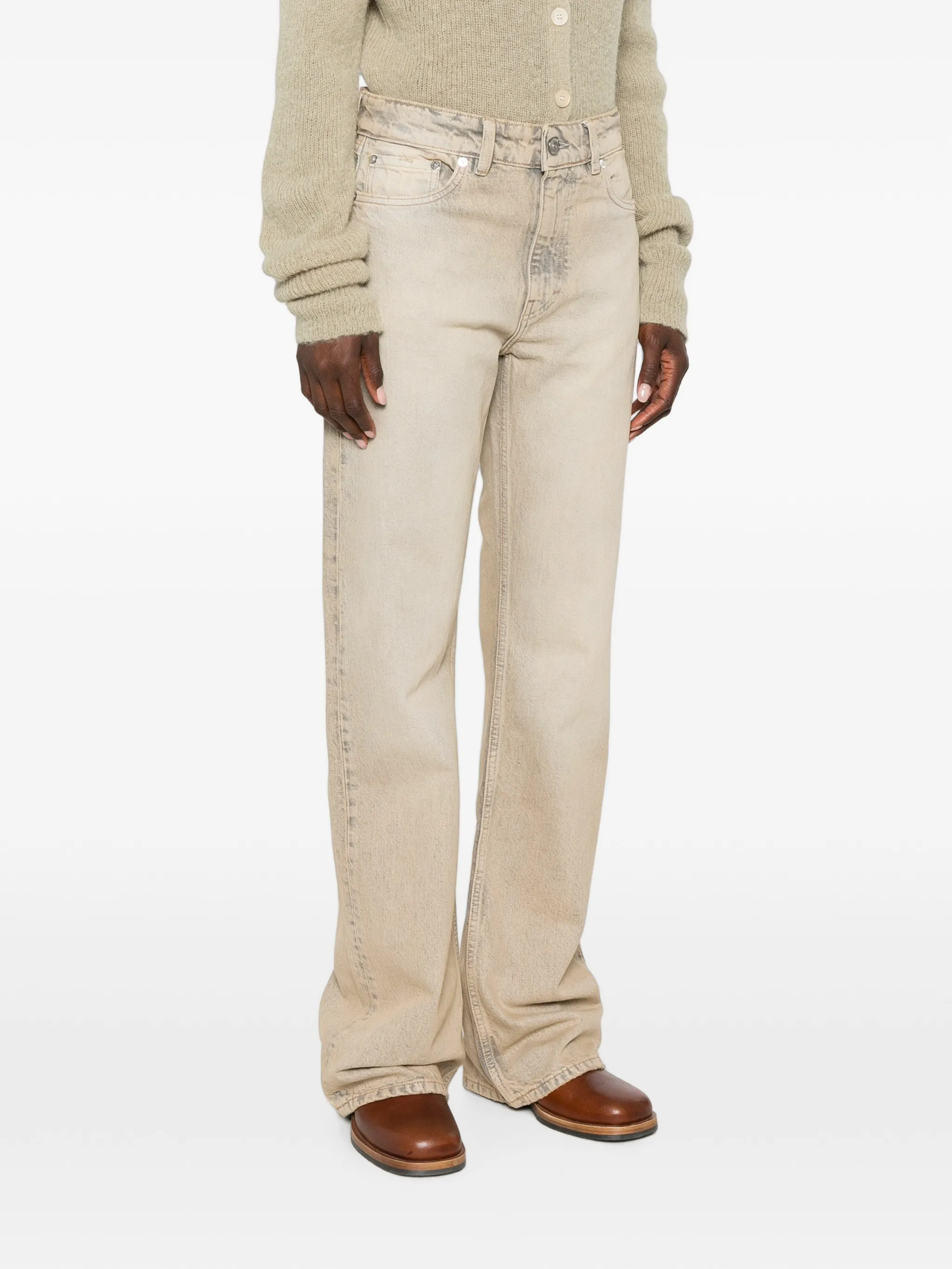boot-cut jeans