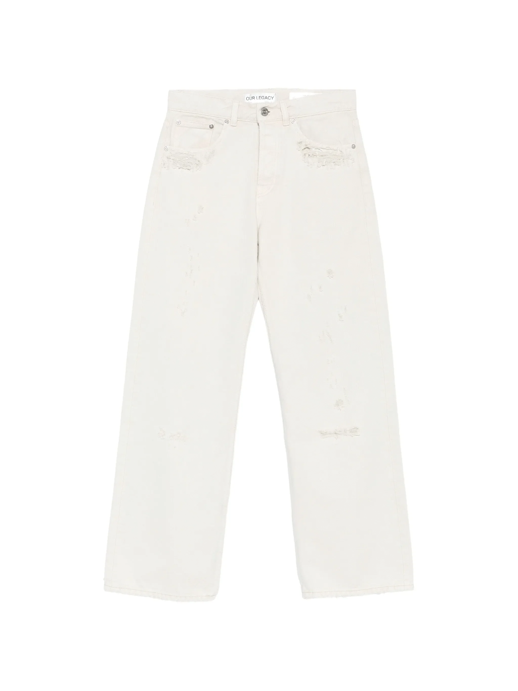 full cut straight-leg jeans