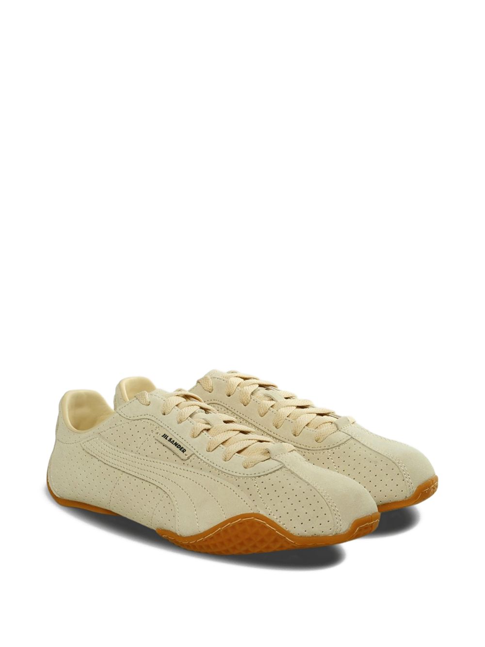 x Jil Sander perforated lace-up sneakers