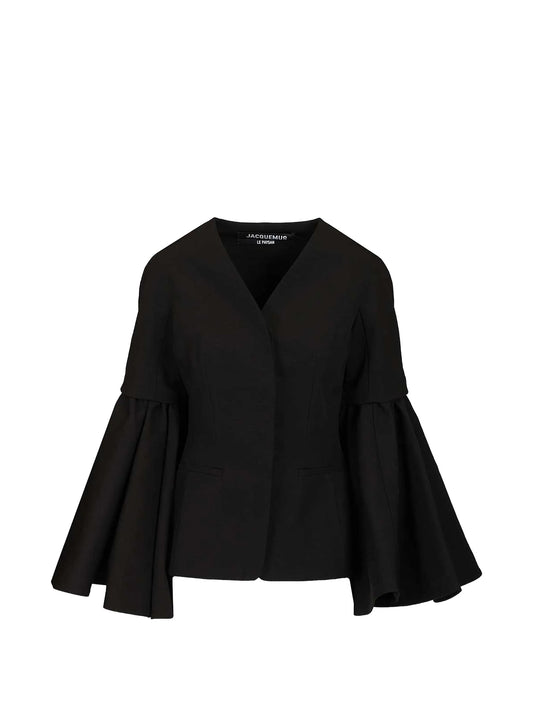 Paysan bell-sleeve jacket