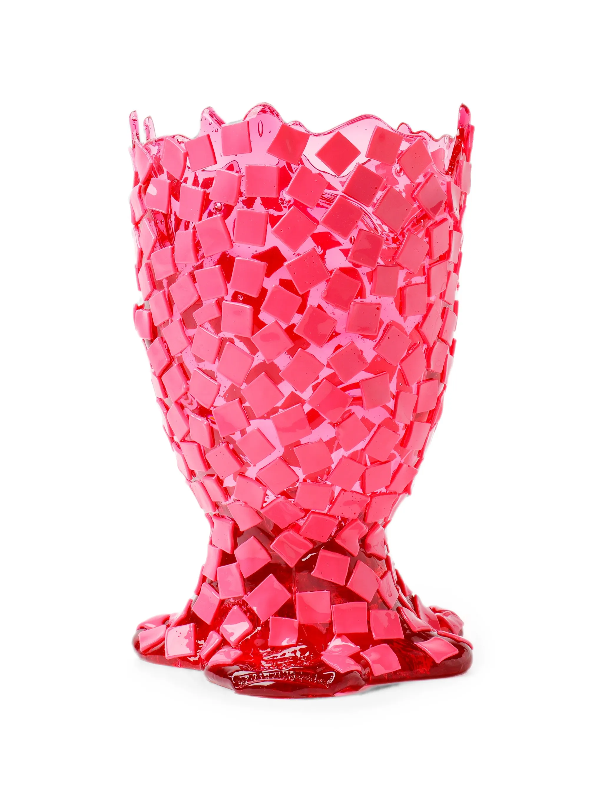 x Best Luxury Shop exclusive Rock mosaic irregular-edge vase