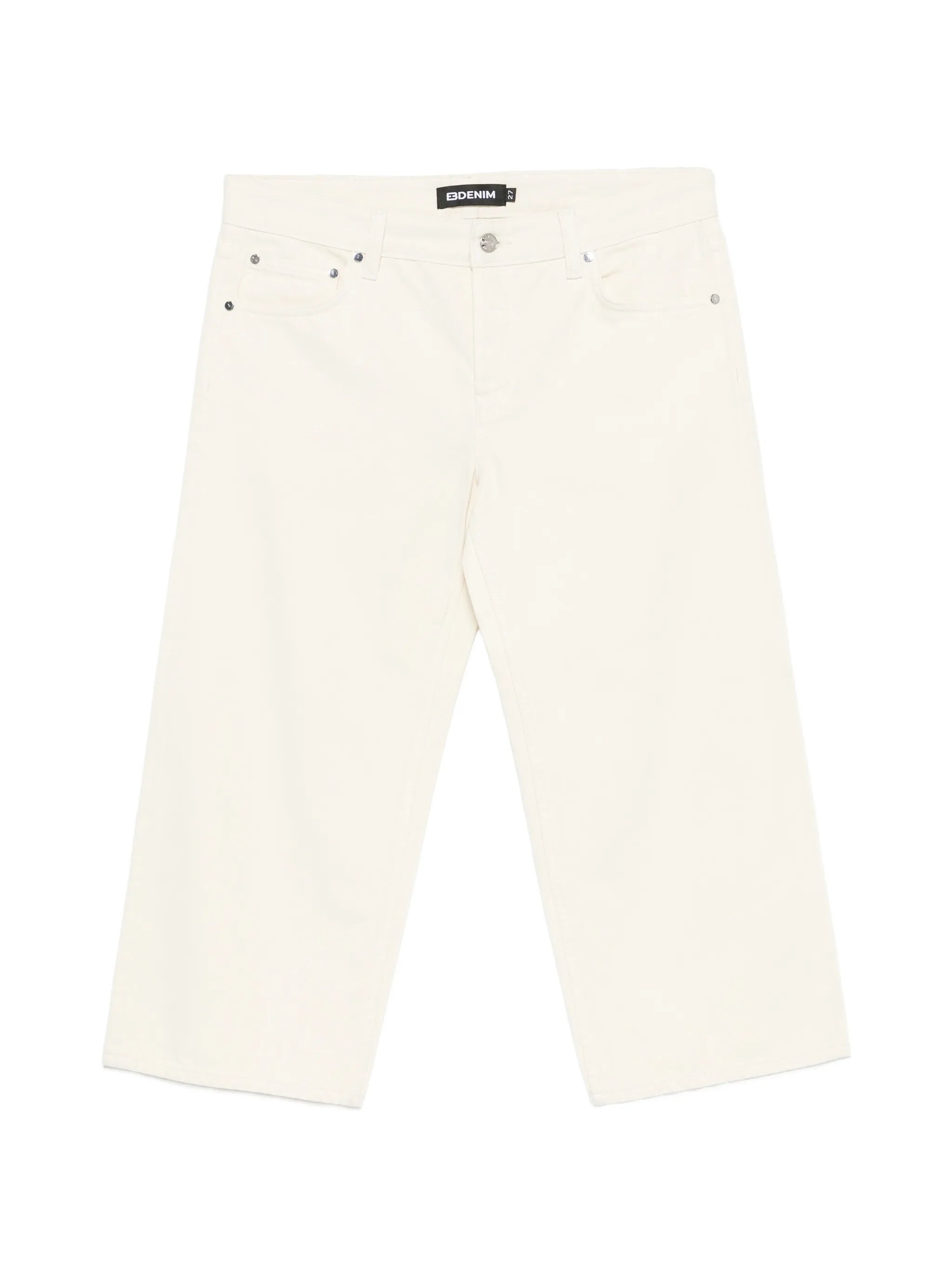 low-rise cropped jeans
