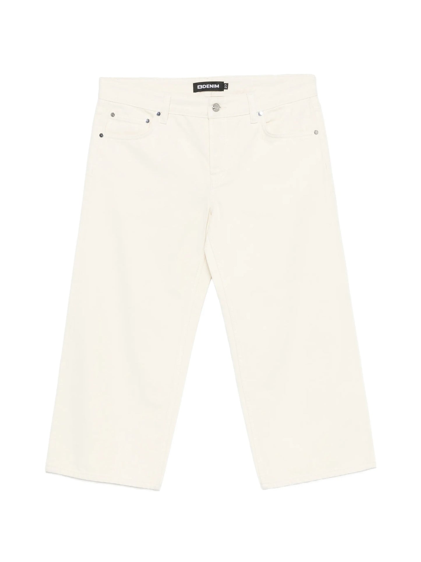 low-rise cropped jeans