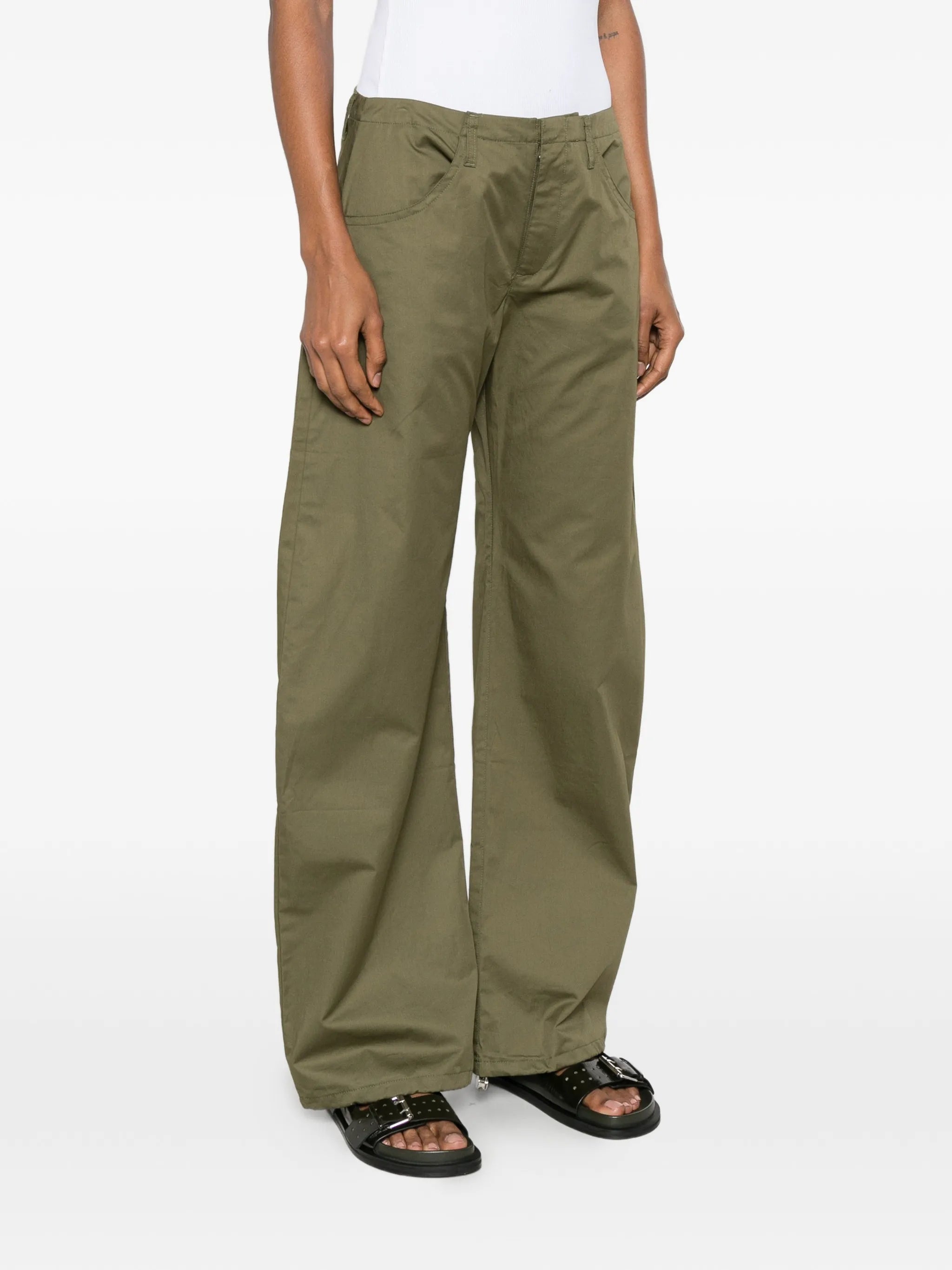 Isla Cinch belt-loop pocket trousers