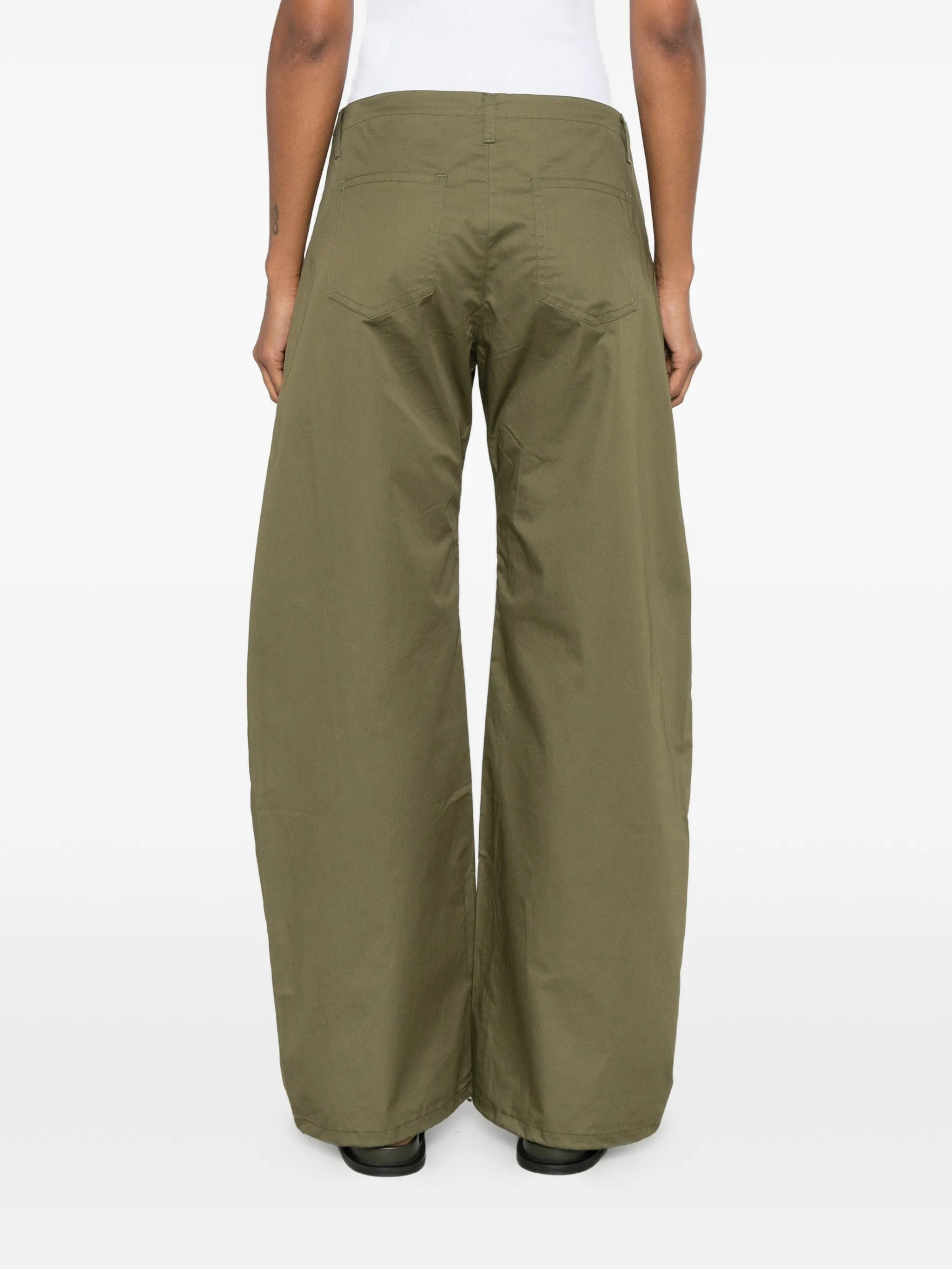 Isla Cinch belt-loop pocket trousers