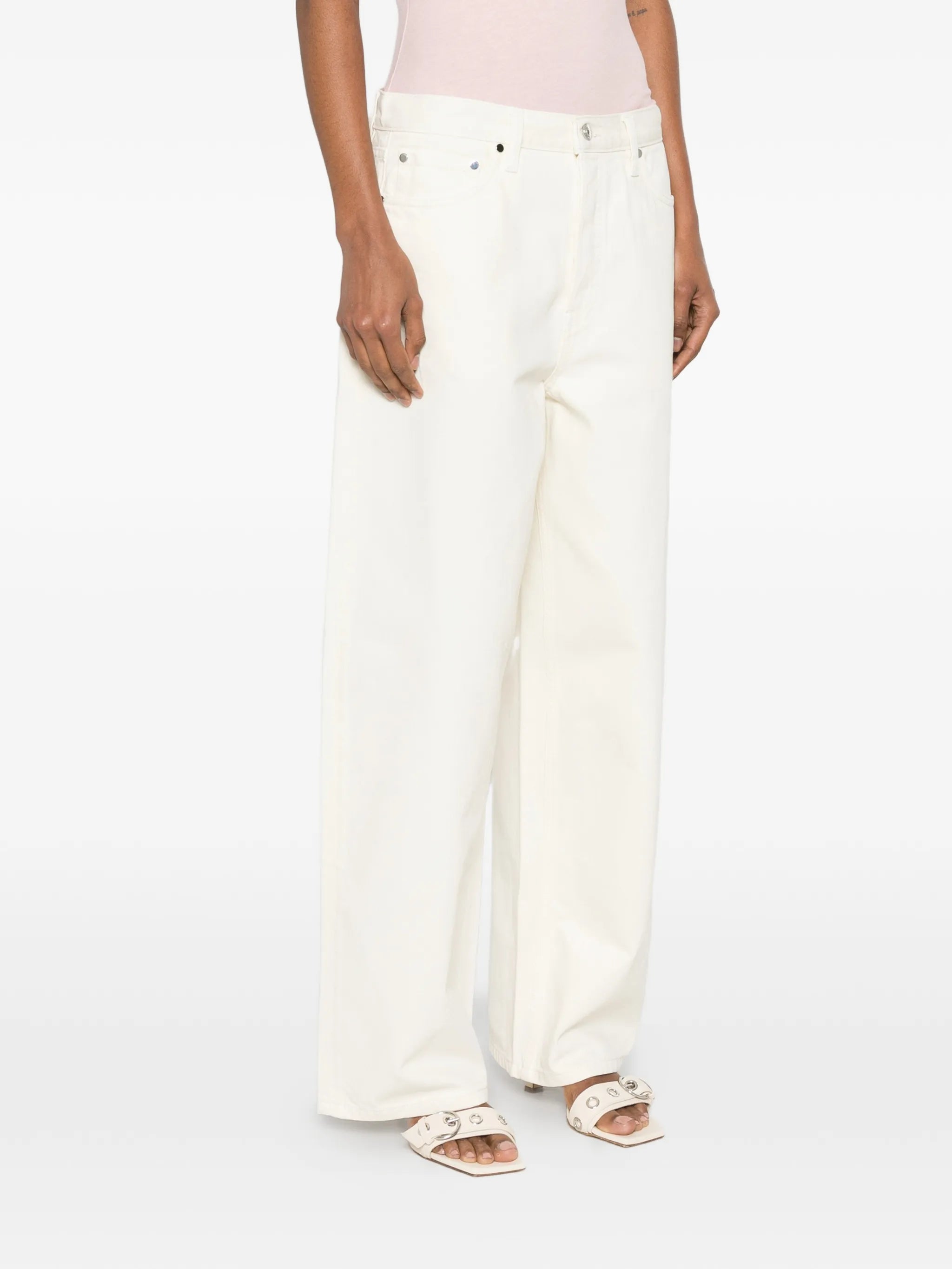 Brea zip-up baggy jeans