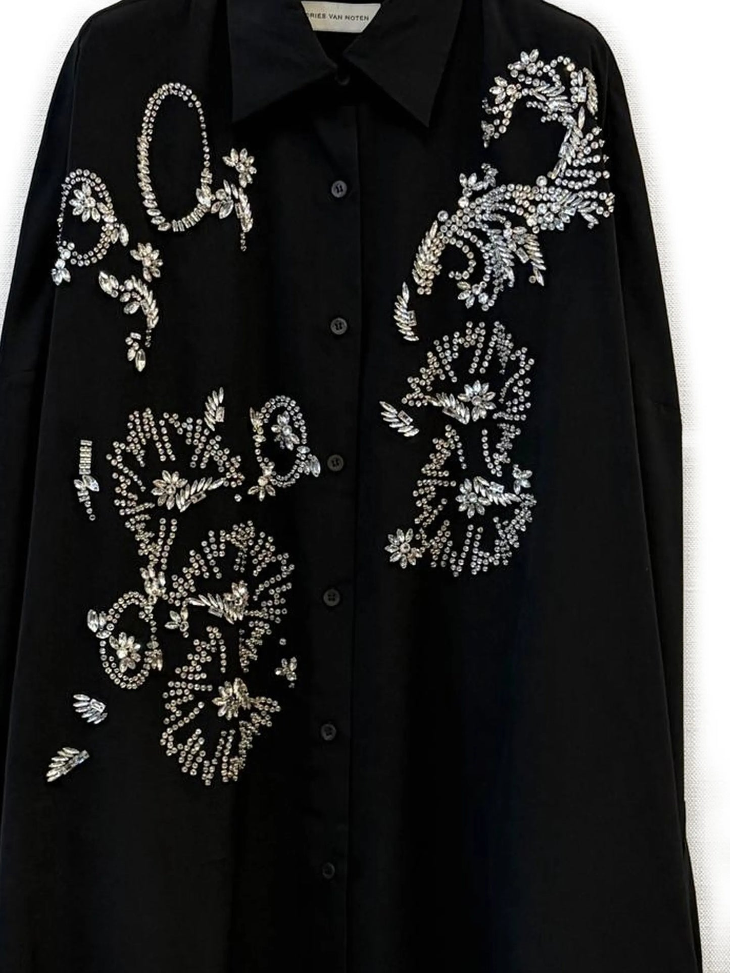 Casia crystal-embellishment shirt