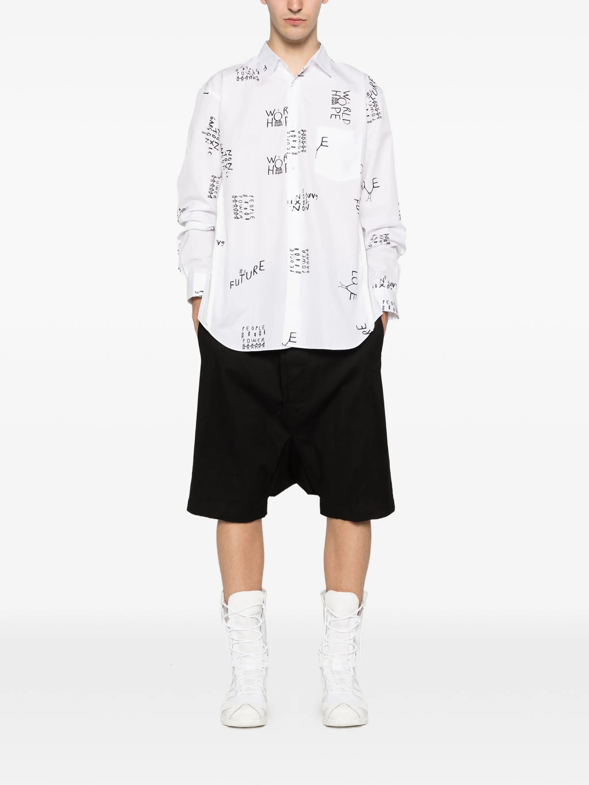 printed cotton shirt