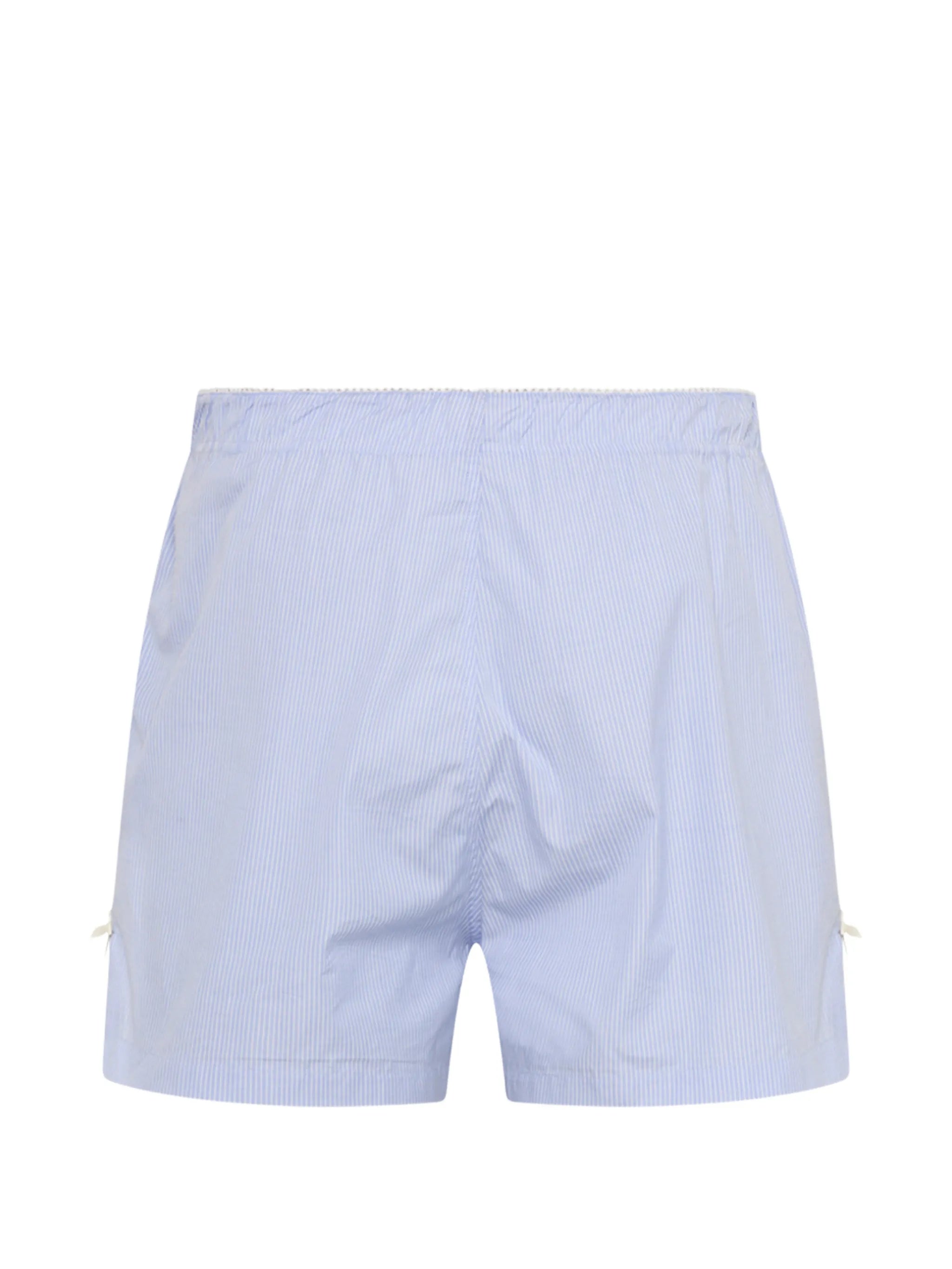 lace striped shorts