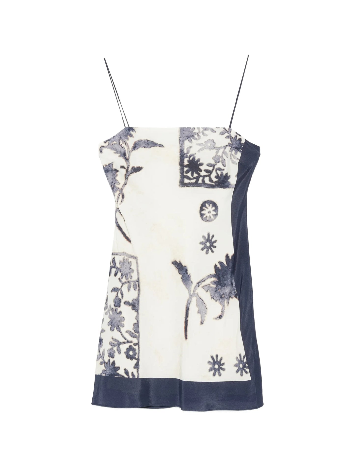 Philipa Slip floral-print spaghetti-strap mini dress