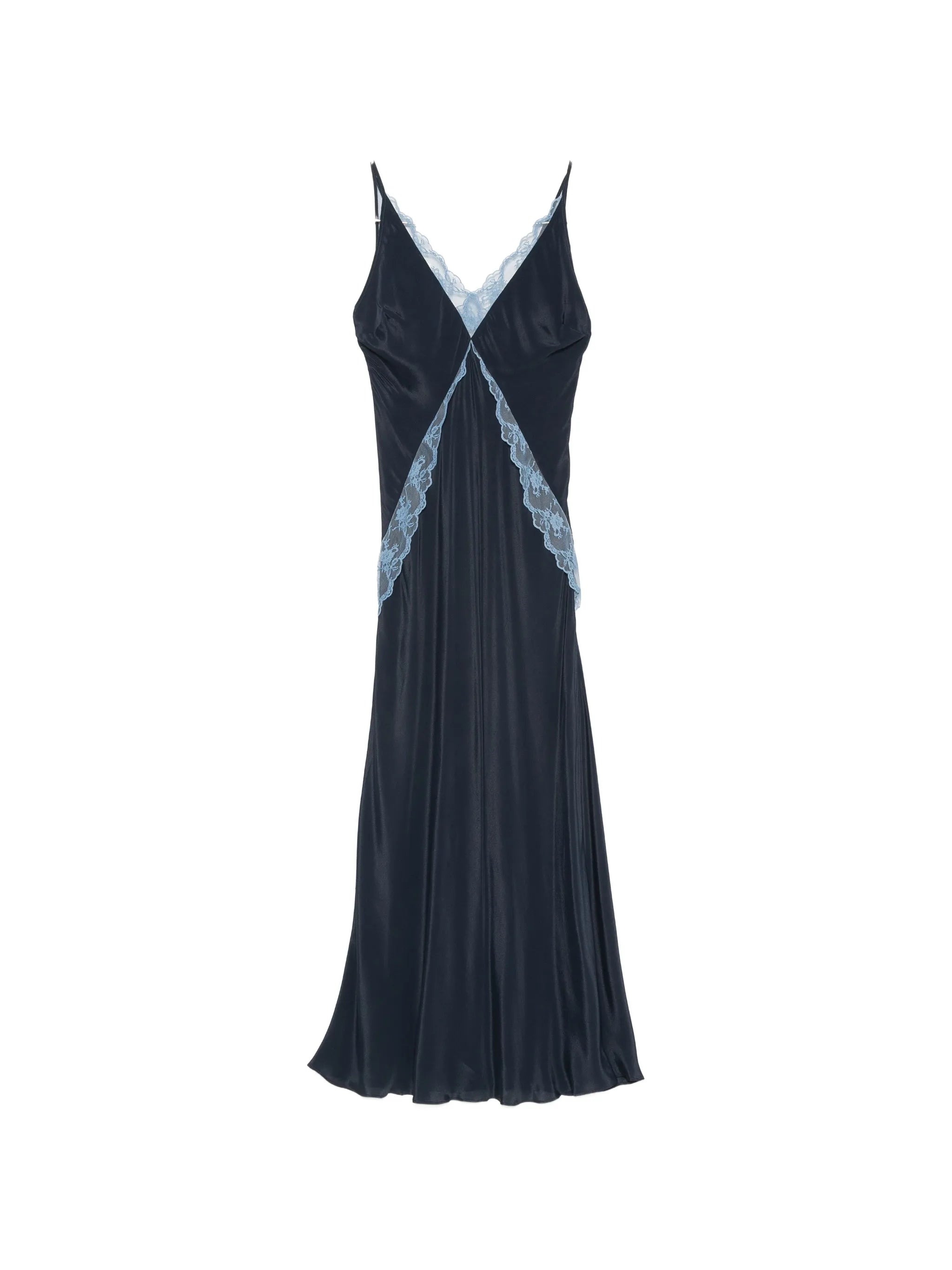 Elsie lace-trim maxi dress