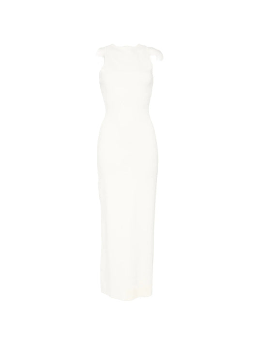 Saba cross-back bead-embellished maxi dress